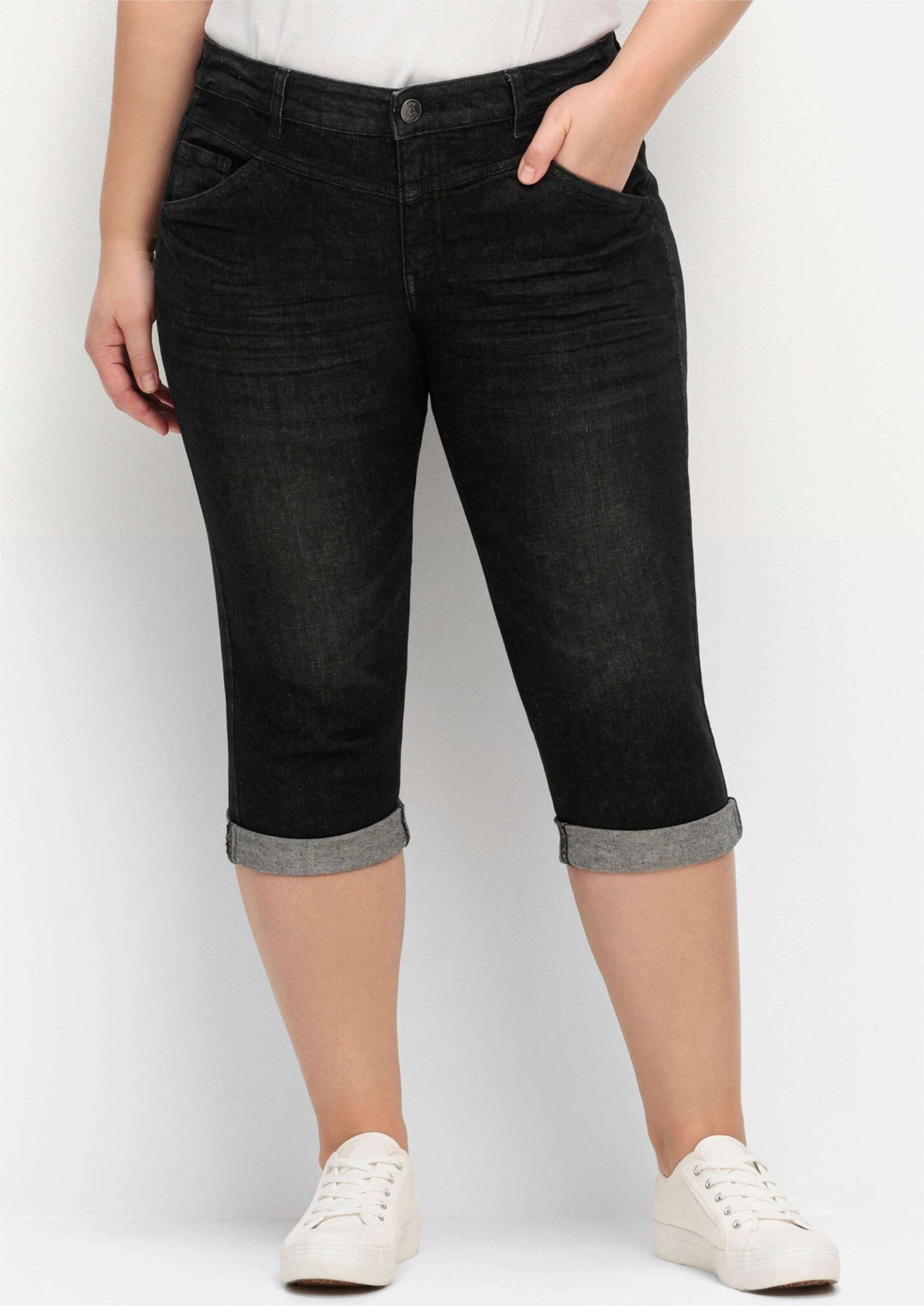 Sheego Jeansshorts 3/4-Jeans günstig online kaufen