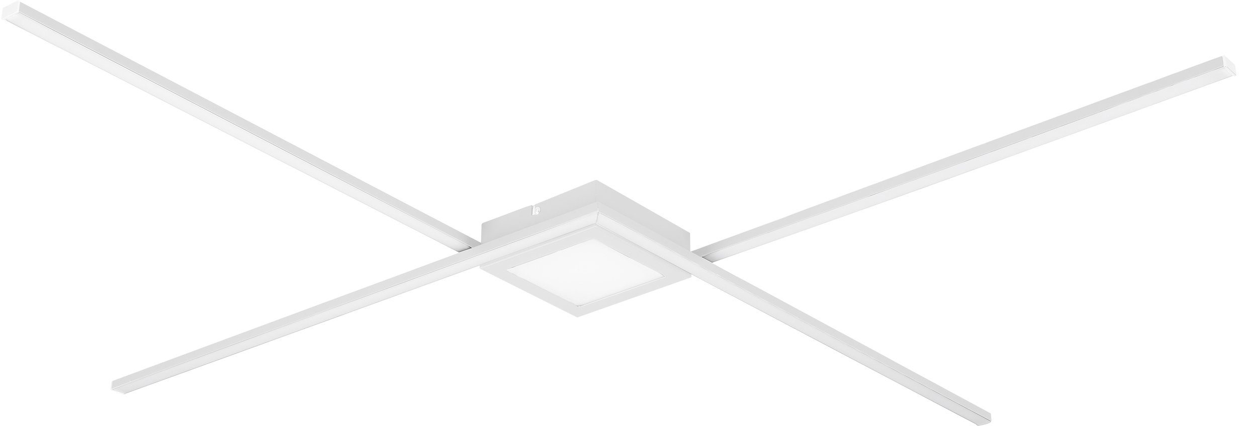 mehrere Dimmer, LED integriert, Deckenleuchte Leuchten fest LED TRIO Neutralweiß Oxford, Helligkeitsstufen,