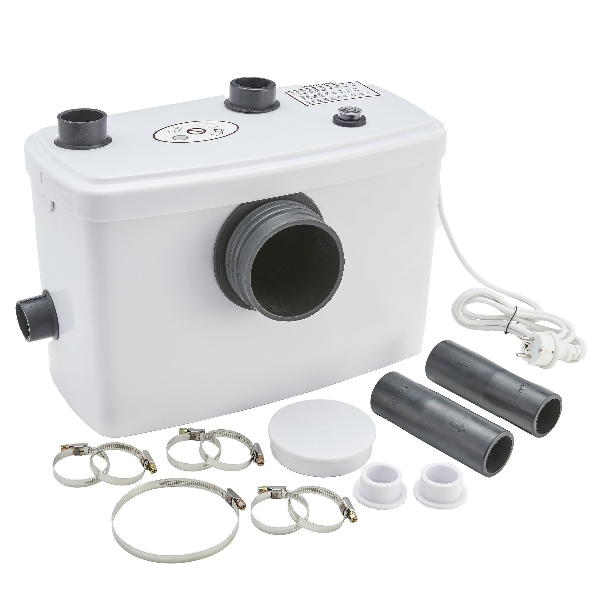 Arebos Hebeanlage Abwasser, 600 W, für WC, Dusche, Waschbecken, 100 l/min, günstig online kaufen