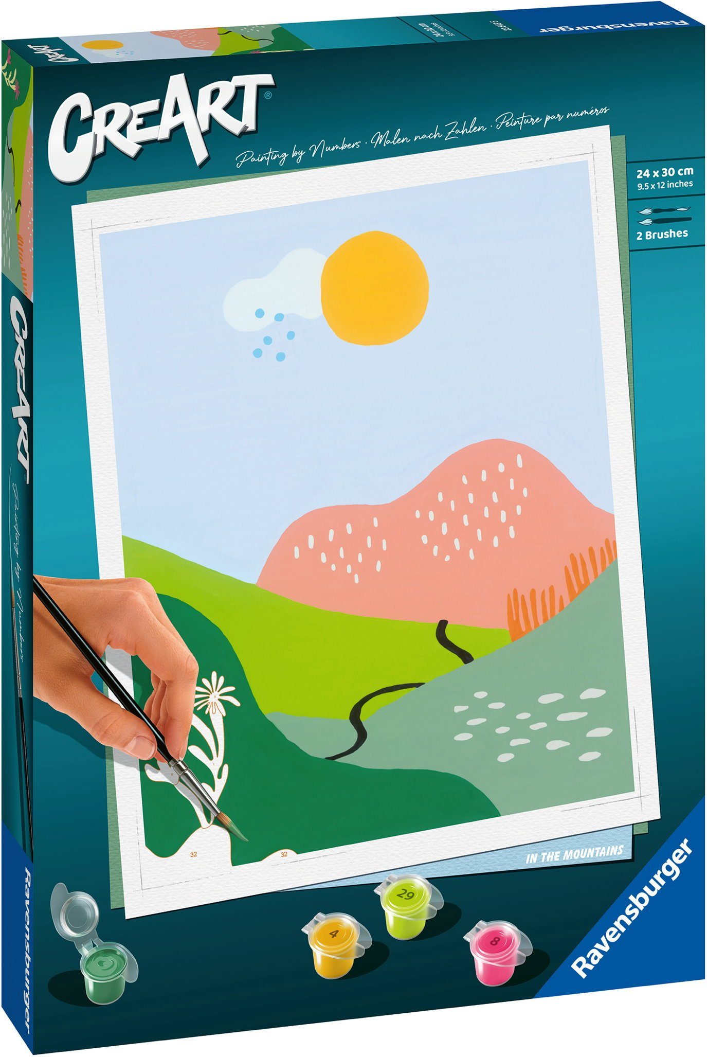 Ravensburger Malen nach Zahlen Malen nach Zahlen CREART Trend Serie C In the Mountains 23643