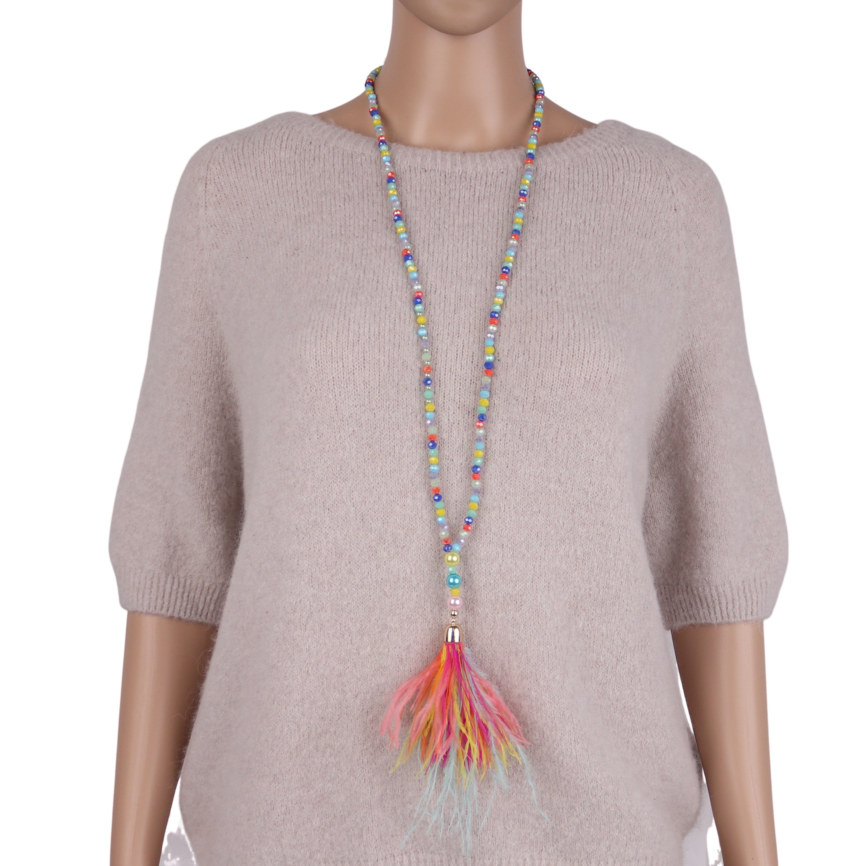 MIRROSI Lange Kette Damen Halskette mit günstig online kaufen
