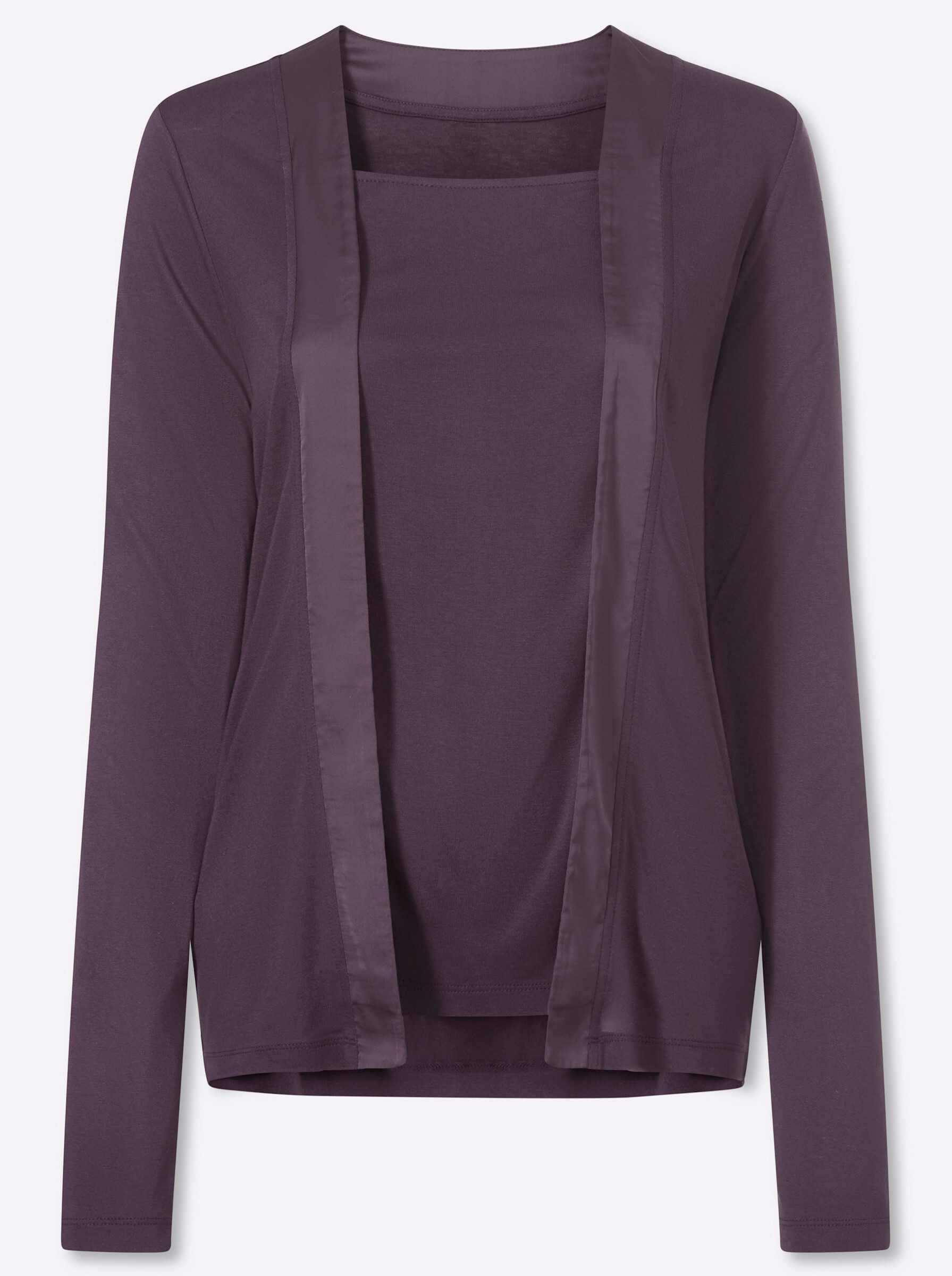 T-Shirt 2-in-1-Shirt Langarm