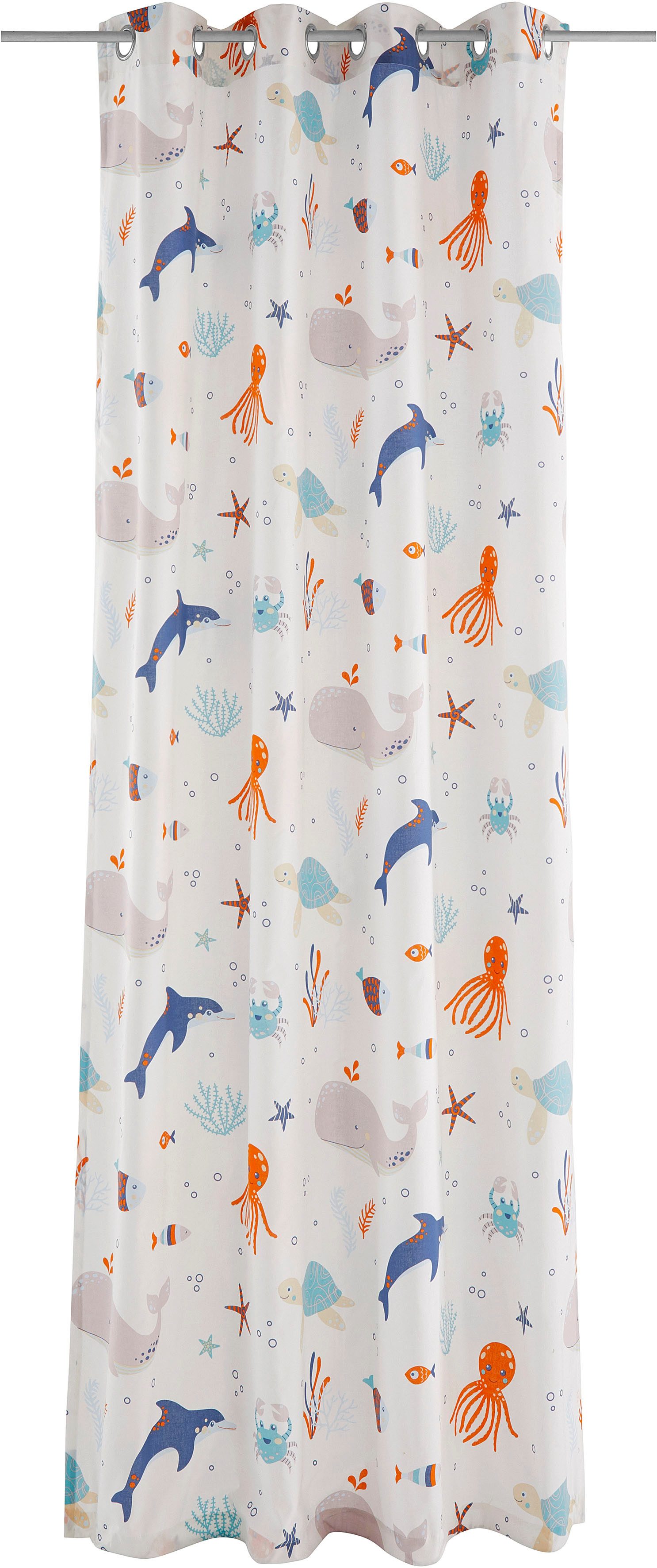 OTTO home Gardine OCEAN (1 St), Ösen, halbtransparent, Kindergardine einsei günstig online kaufen