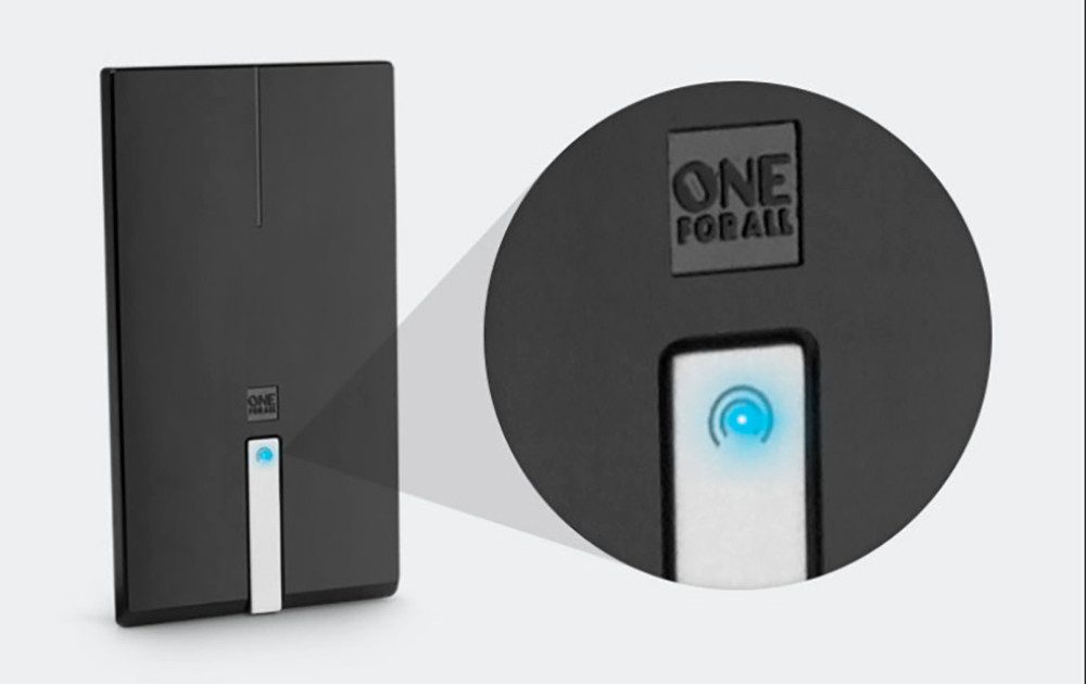 One for All SV9425-5G Innenantenne (DVB-T, DVB-T2, für Innenbereich, Verstärkung: 18 dB), Premium Antenne 5G