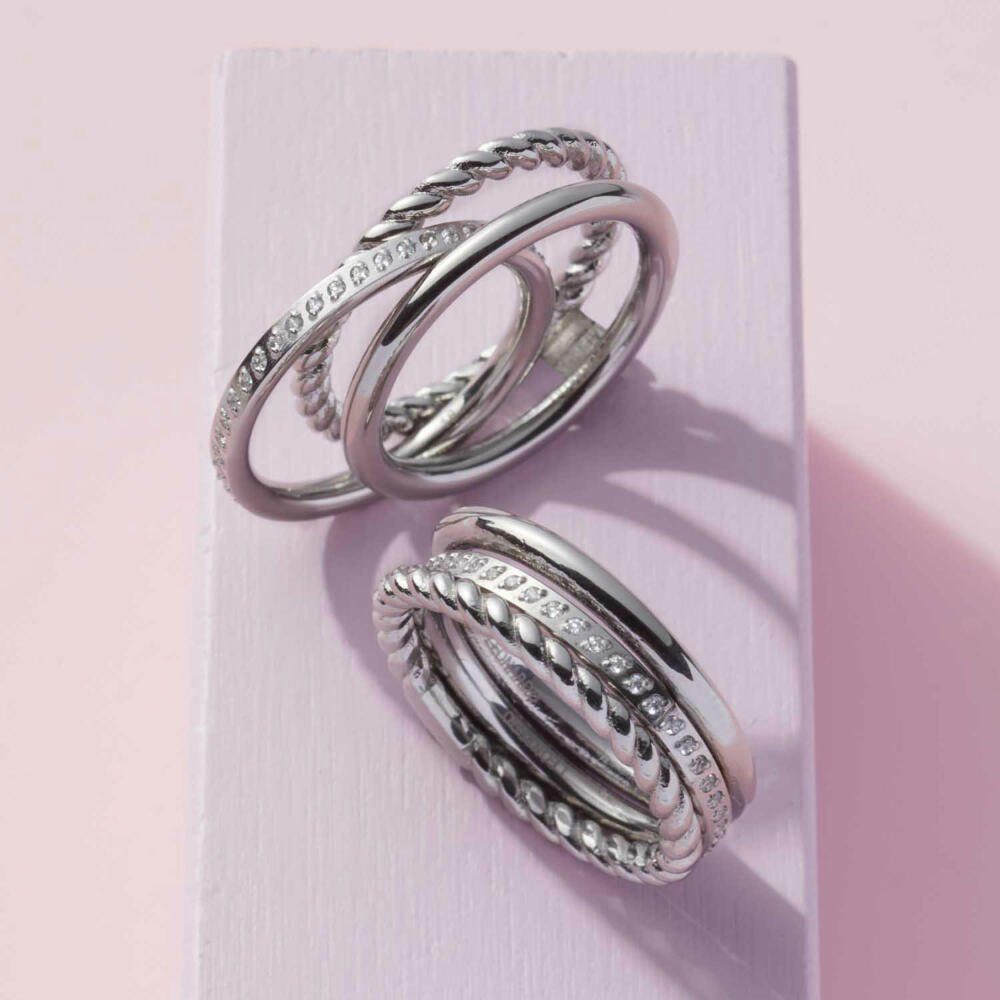 LEONARDO Fingerring Mascha 18 (2-tlg) si... LEONARDO Fingerring Mascha 18 (2-tlg) si...