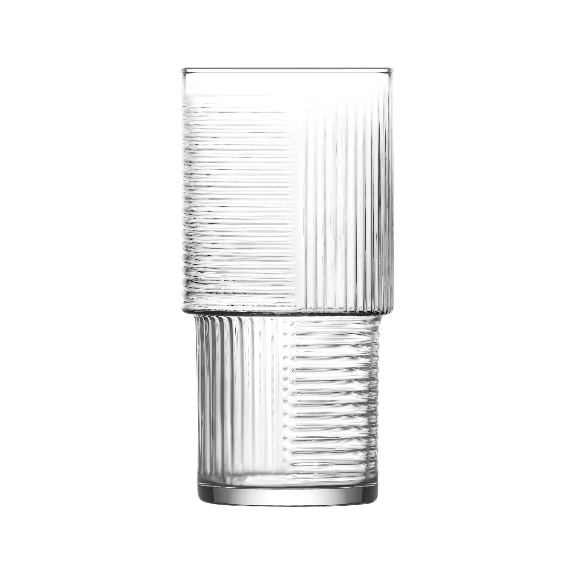 Glas Helen Wassergläser Glas Gläser Set, Longdrink Trinkglas, Set LAV Set 400ml,