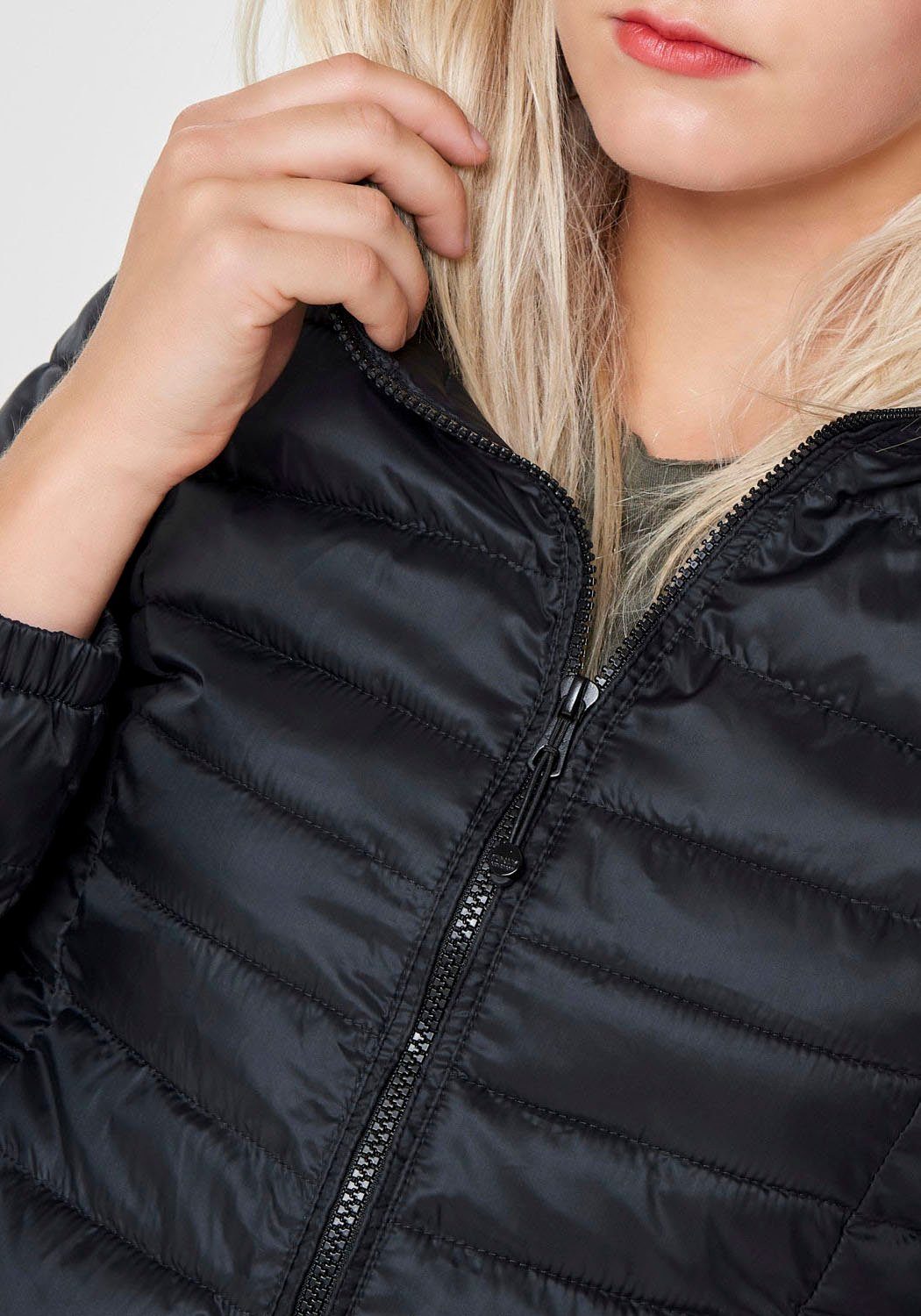 ONLY Steppjacke ONLTAHOE HOOD JACKET OTW NOOS Kunstfaser, perfekt für den Übergang