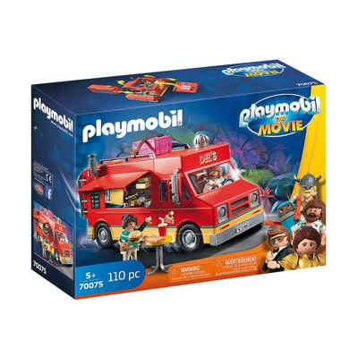 Playmobil® Spielwelt THE MOVIE 70075 Del's Food Truck Essenswagen, Essservice, Imbiss-Wagen, mit Zubehör, mit 2 Figuren