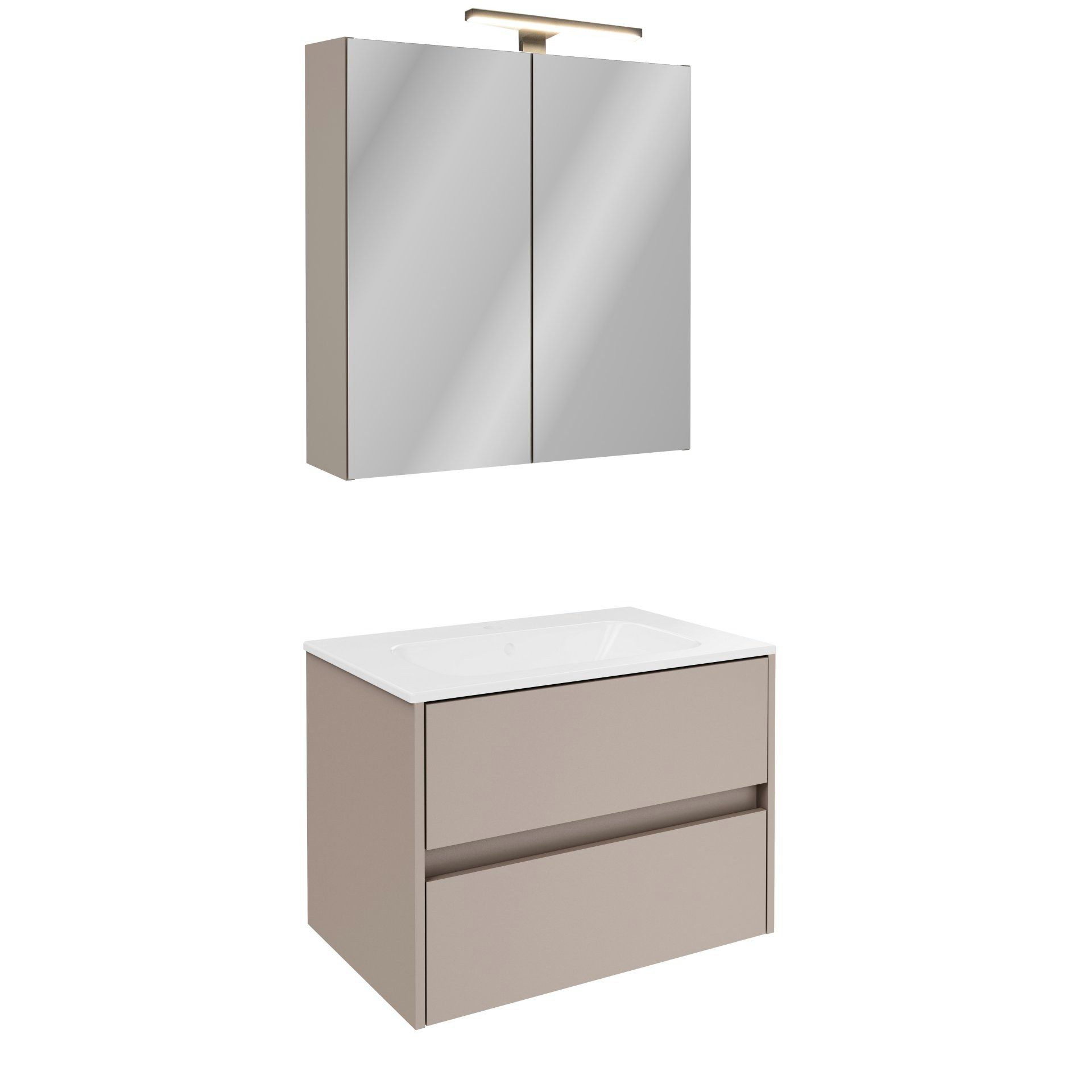 FACKELMANN Badmöbel-Set Badmöbel-Set, Waschtisch-Kombination, Badezimmer-Komplettset