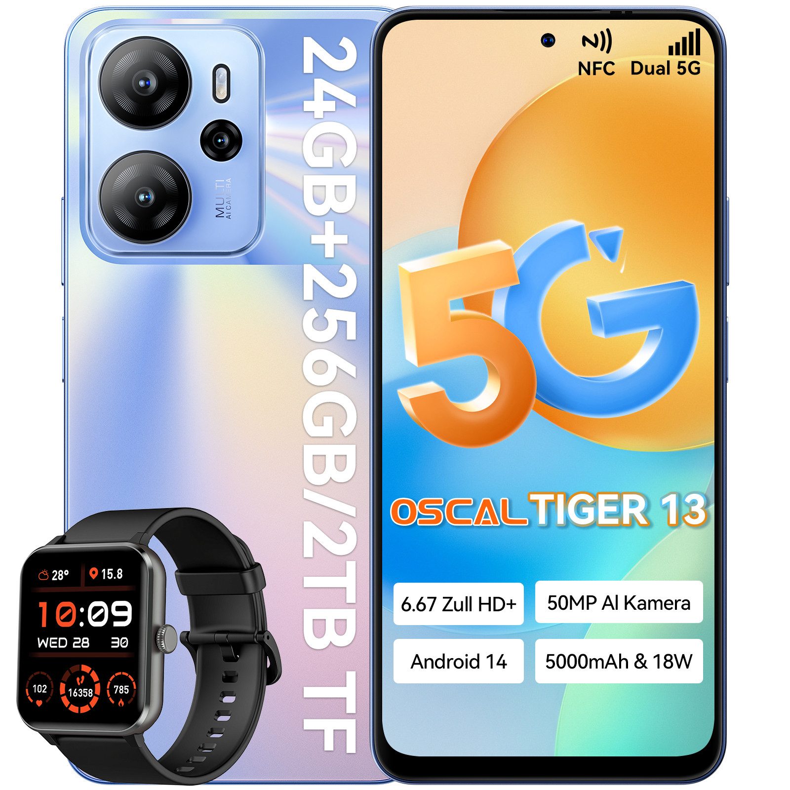 Tiger 13 incl. R50 Smartphone