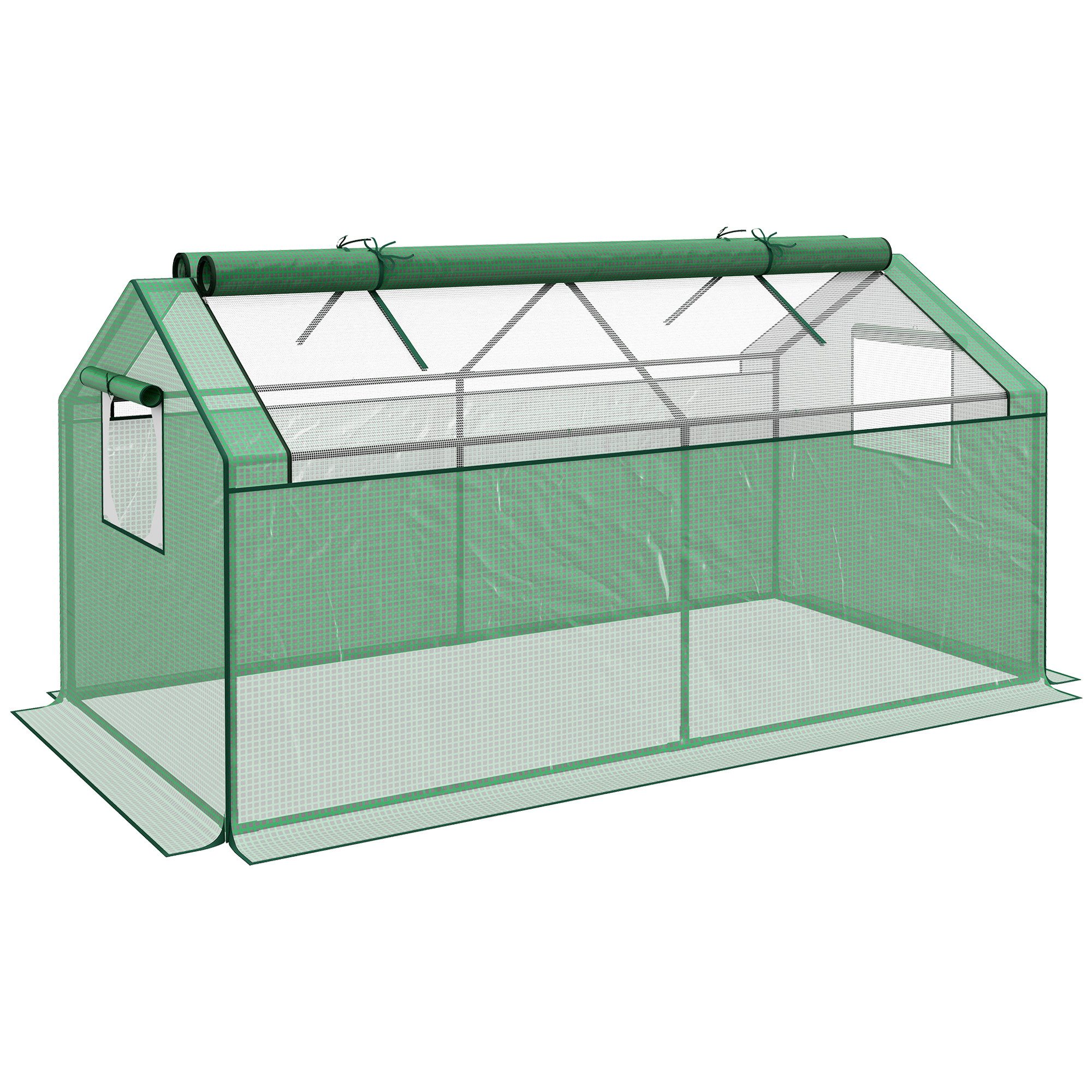Outsunny Foliengewächshaus Treibhaus mit UV-Schutz Tomatenhaus günstig online kaufen