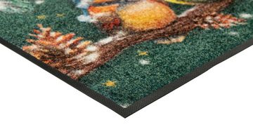Fußmatte Magic Birds, wash+dry by Kleen-Tex, rechteckig, Höhe: 7 mm