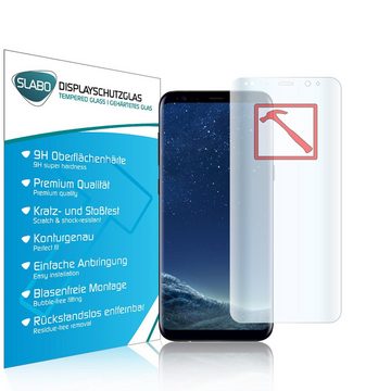 SLABO Schutzfolie Premium Full Cover Tempered Glass Panzerglasfolie - Transparent, Samsung Galaxy S8+ (SM-G955)