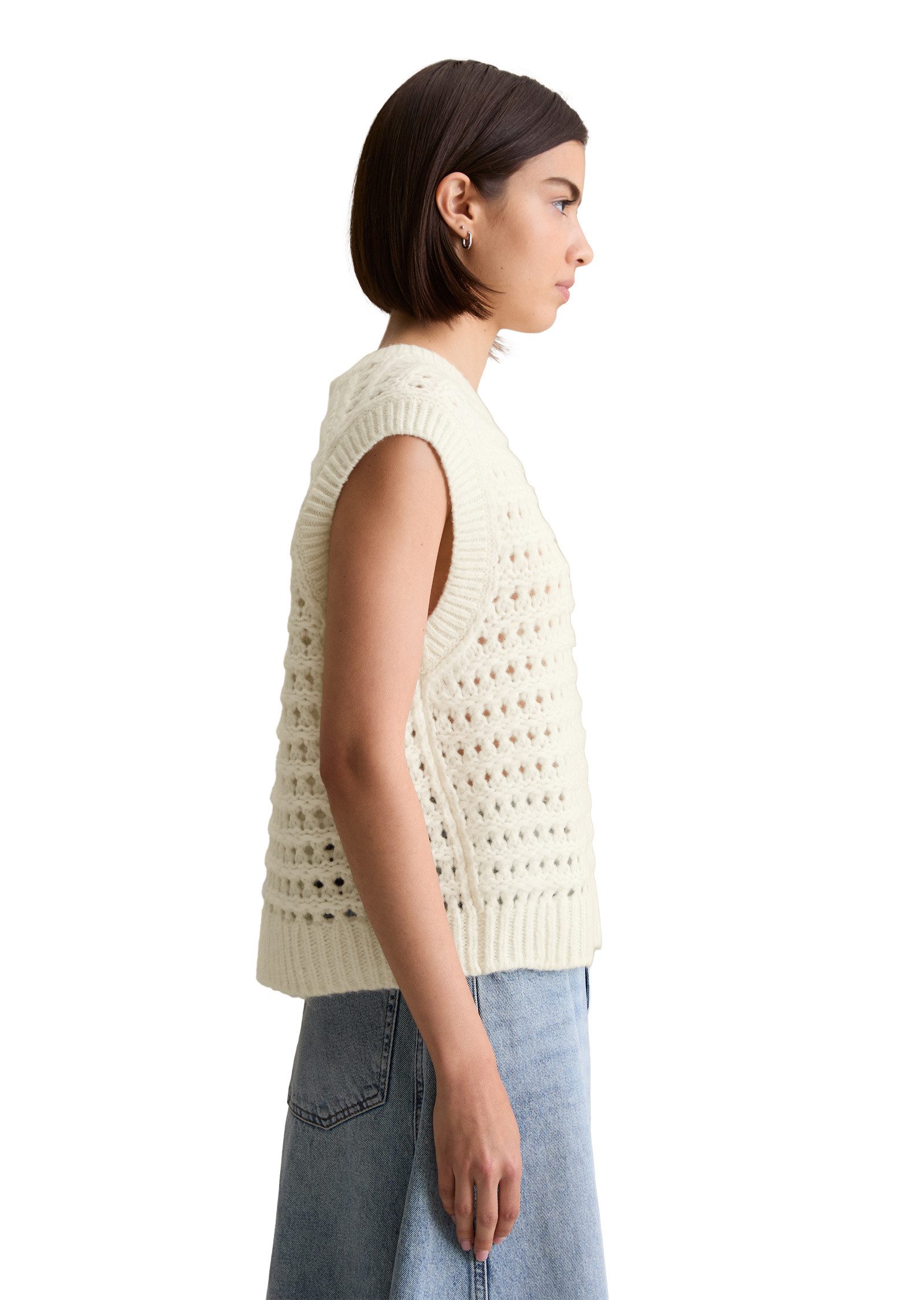 Marc O'Polo DENIM Rundhalspullover aus softem Schurwolle-Mix günstig online kaufen