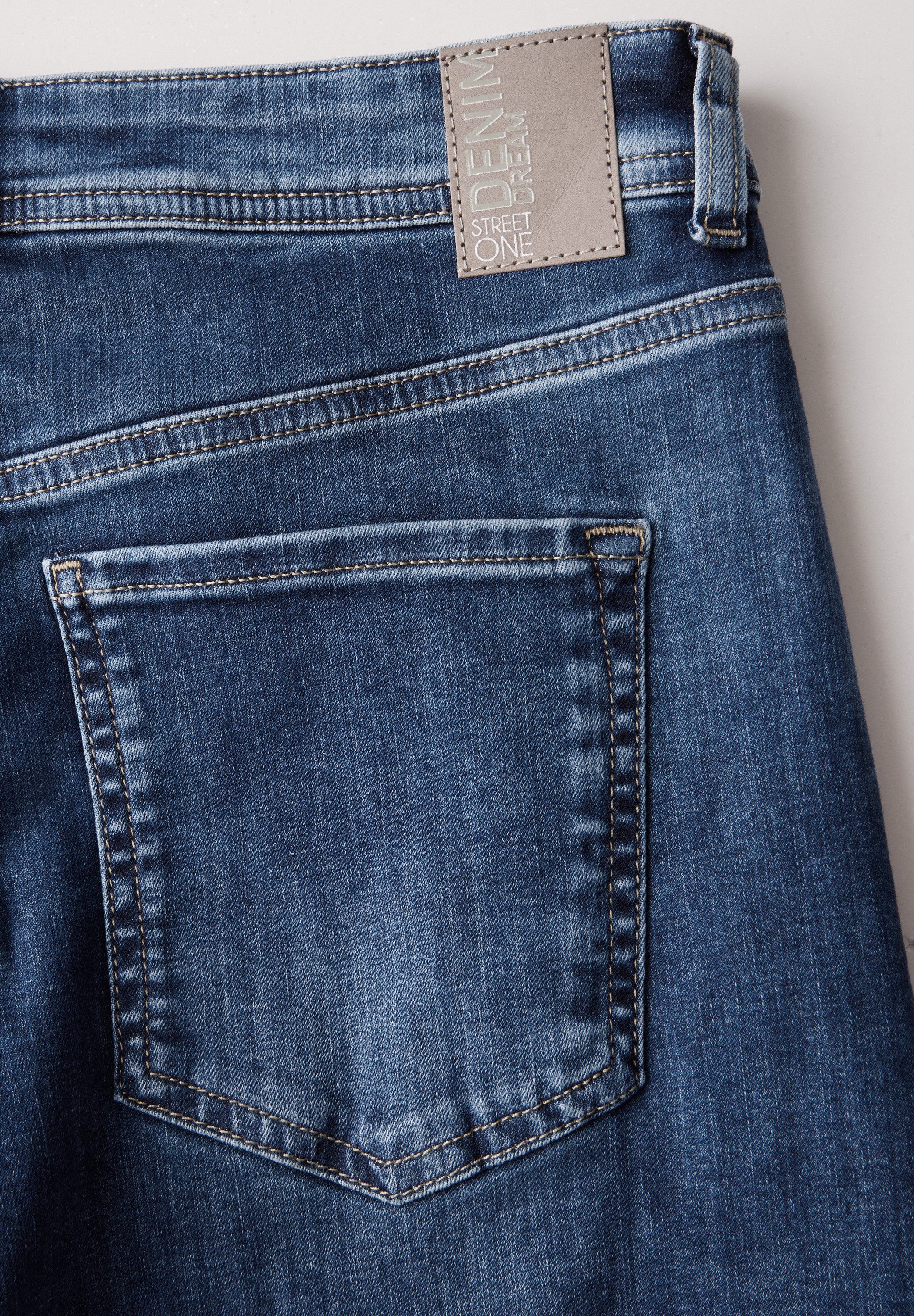 STREET ONE Loose-fit-Jeans Middle Waist