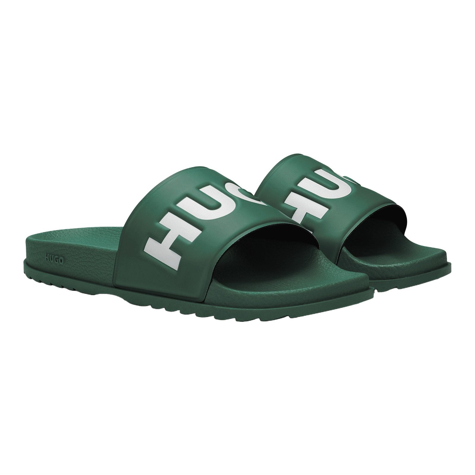HUGO Match it Slid rblg Badepantolette mit weichem Textil im Riemen