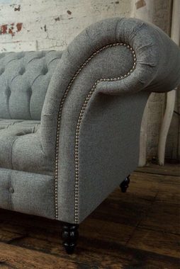 JVmoebel Chesterfield-Sofa, XXL Chesterfield Polster Sofas Design Luxus Sofa 4 Sitzer Leder