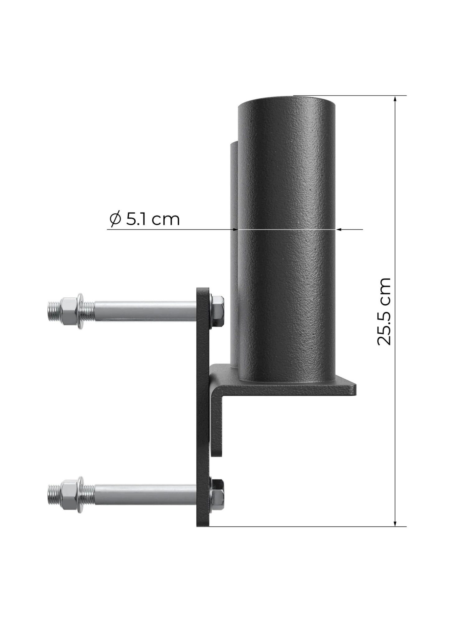ATLETICA Power Rack R8 Double Bar Holder, Kompakt & platzsparend