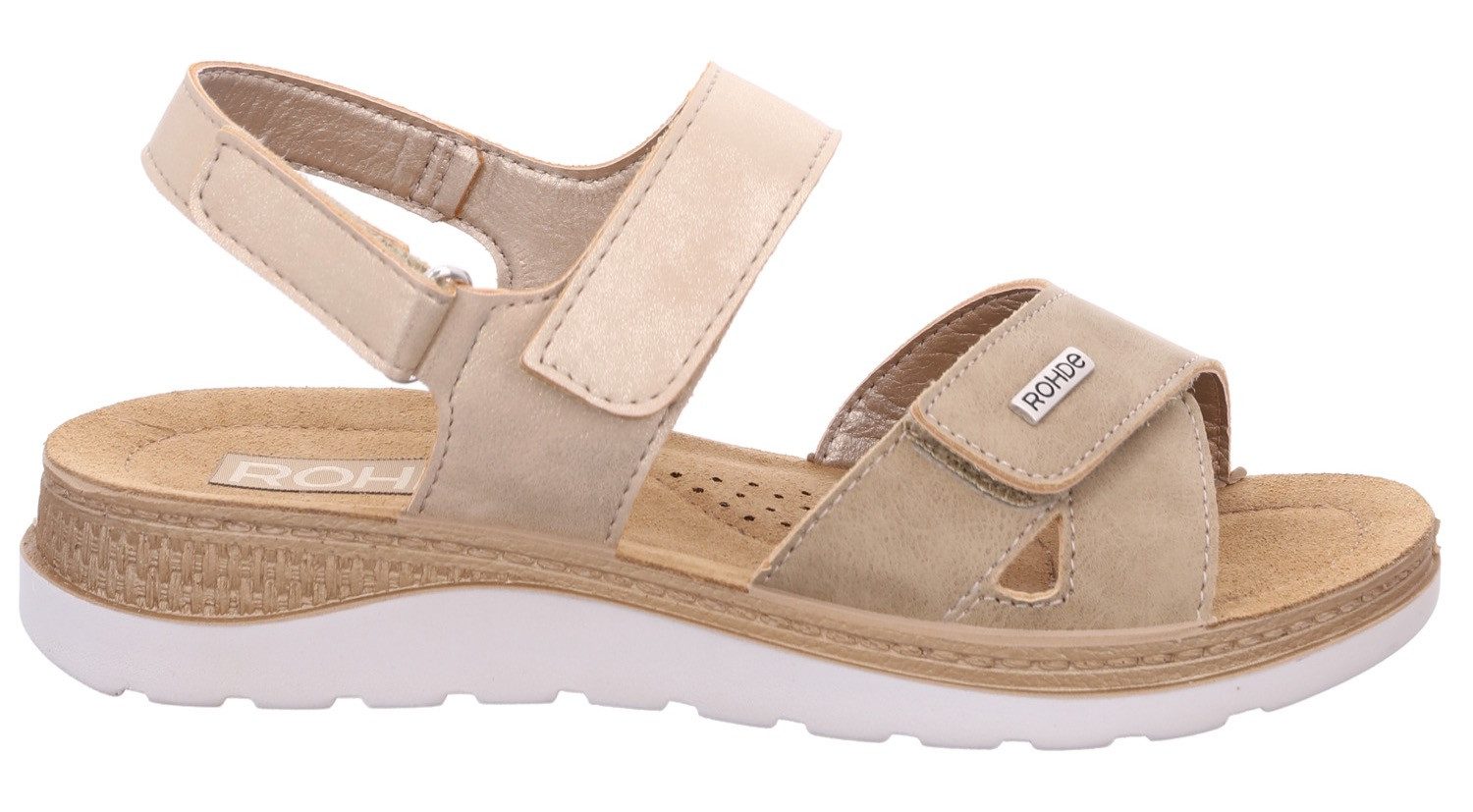 Rohde BAVIERA Riemchensandale Sommerschuh, Klettschuh, Keilabsatz, günstig online kaufen