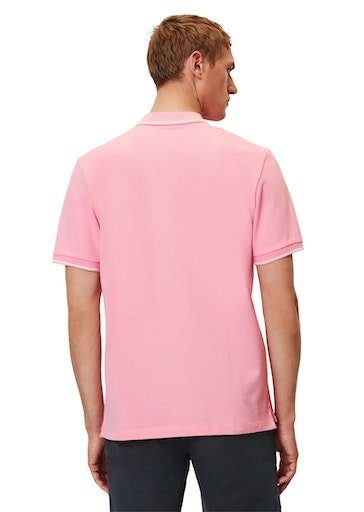 on short slits O'Polo at easter sleeve, Marc chest Logostickerei mit Polo Poloshirt pink side, embroidery shirt,
