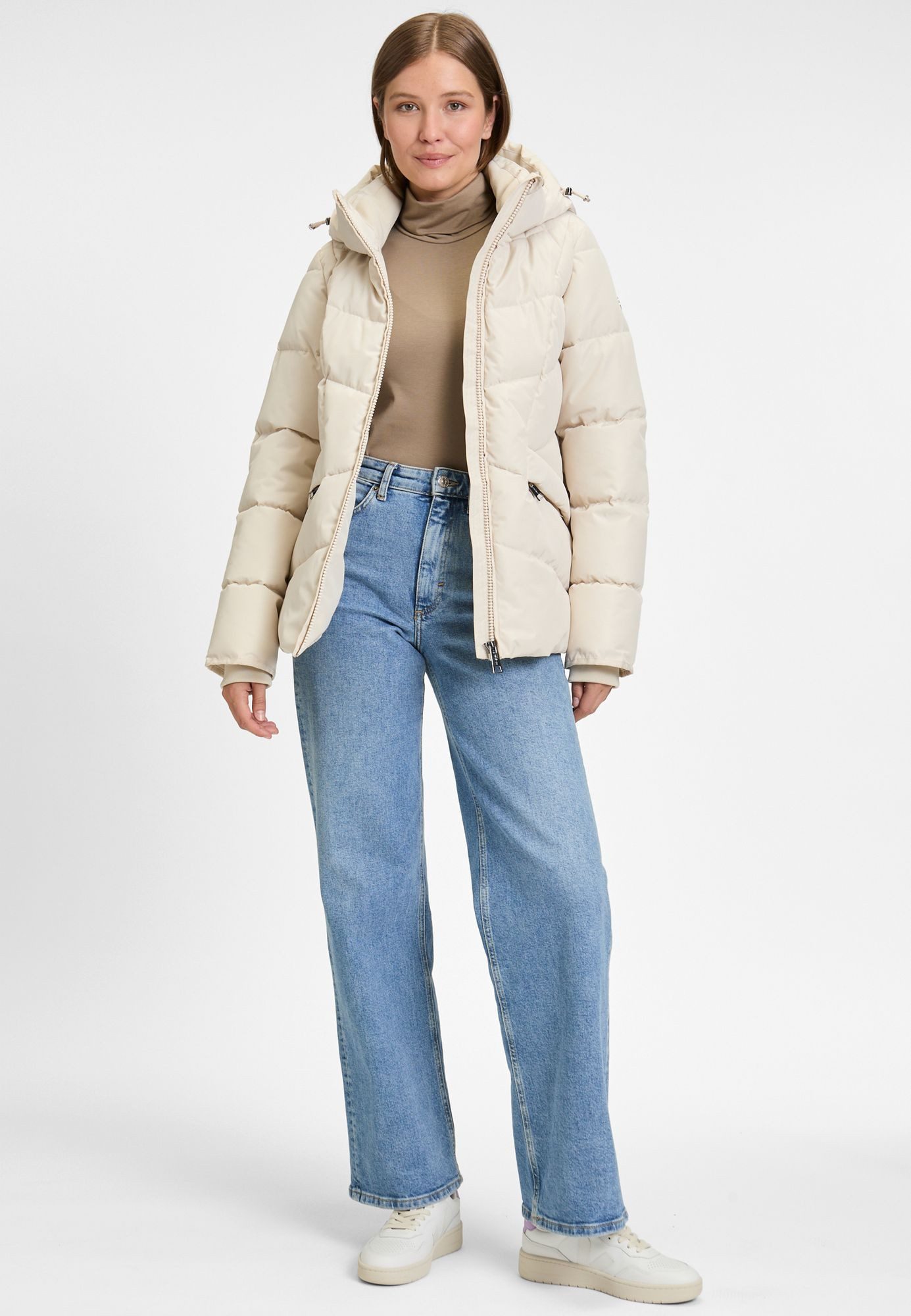 COVERED Steppjacke Anna2 L60391CO Kapuze, Fleece-RV-Taschen, günstig online kaufen