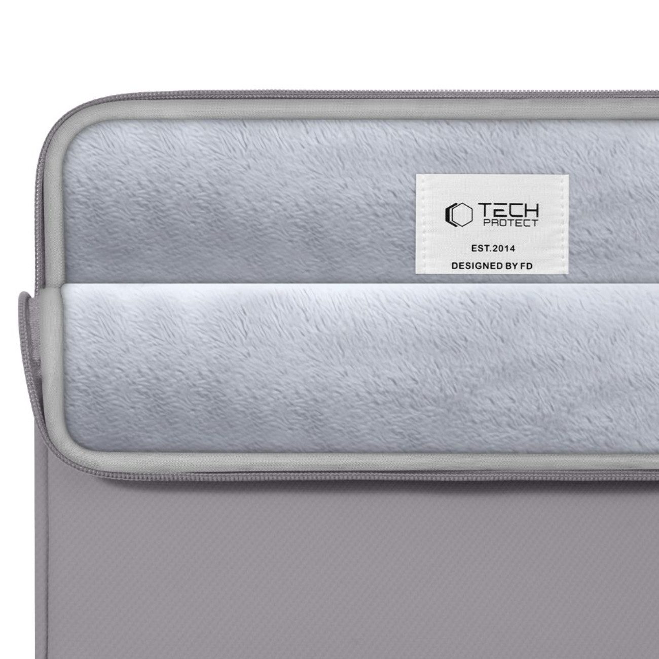 TECH PROTECT Laptoptasche für 15–16", Laptophülle mit Fronttasche und Plüschfutter