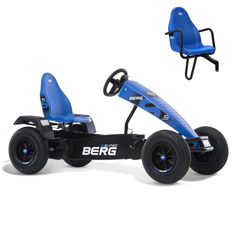 Berg Go-Kart BERG Gokart B. Super Blue E-Motor Hybrid blau XXL E-BFR inkl. Soziussi
