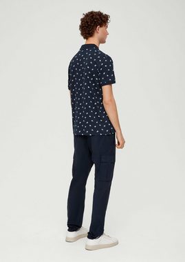 s.Oliver Poloshirt Poloshirt mit Allover-Print