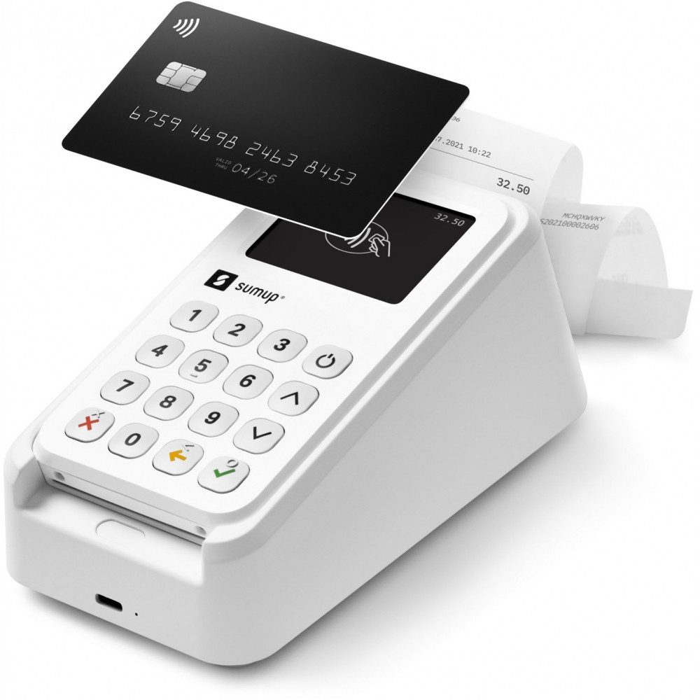 SumUp SumUp 3G Kartenterminal + Bondrucker Kit. Bondrucker, (Leichte Zahlungsabwicklung)