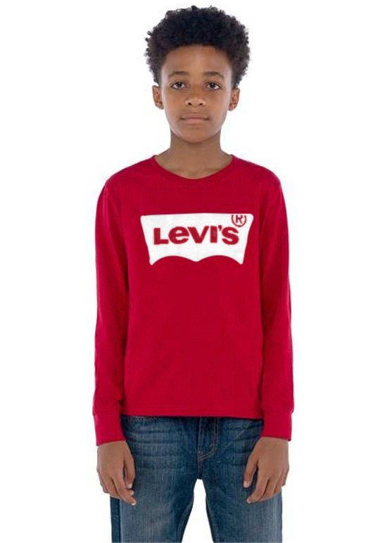 Levi's® BOYS Langarmshirt for BATWING Kids red TEE L/S