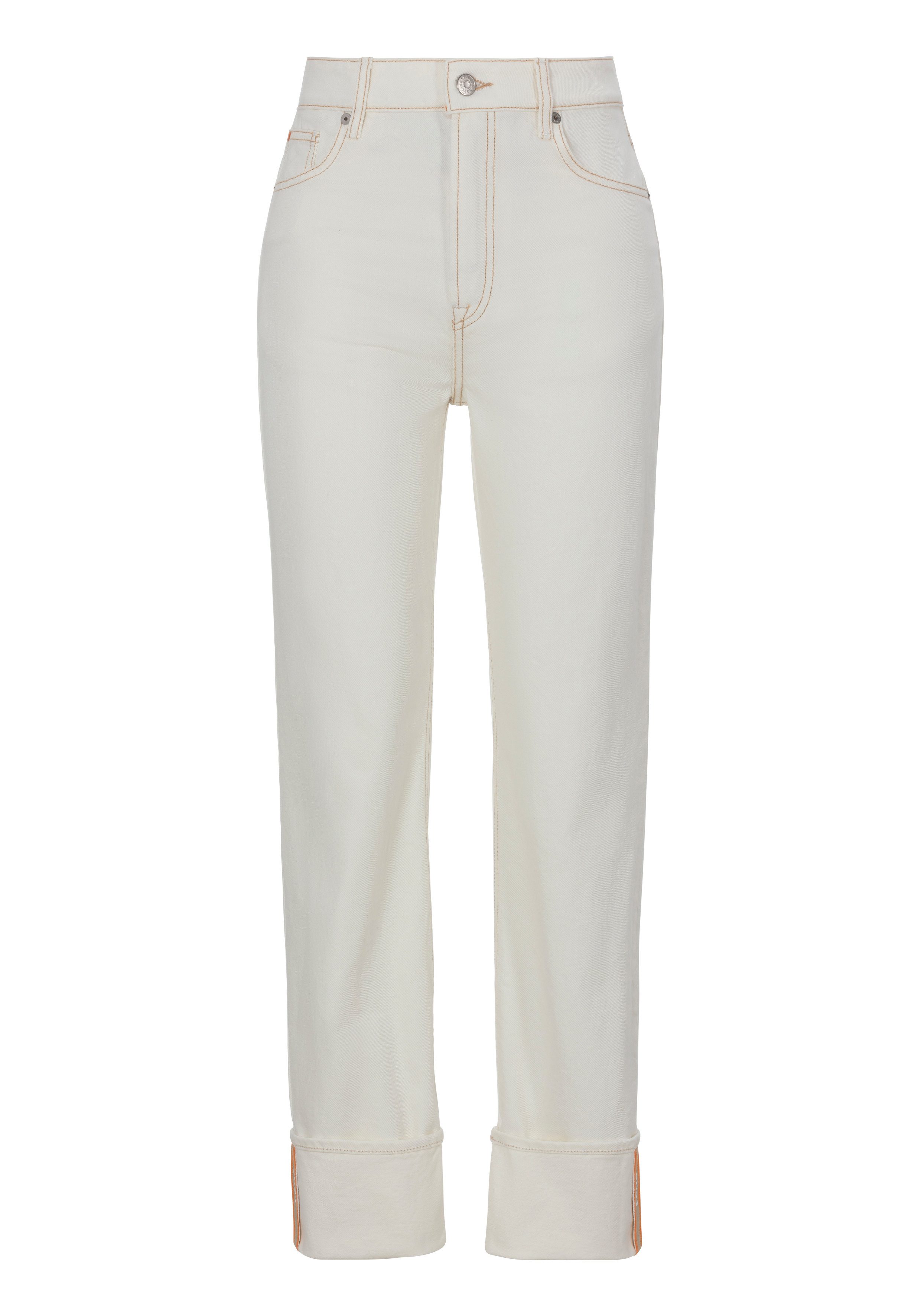 BOSS ORANGE Weite Jeans Ada High Rise Slim Premium Damenmode günstig online kaufen