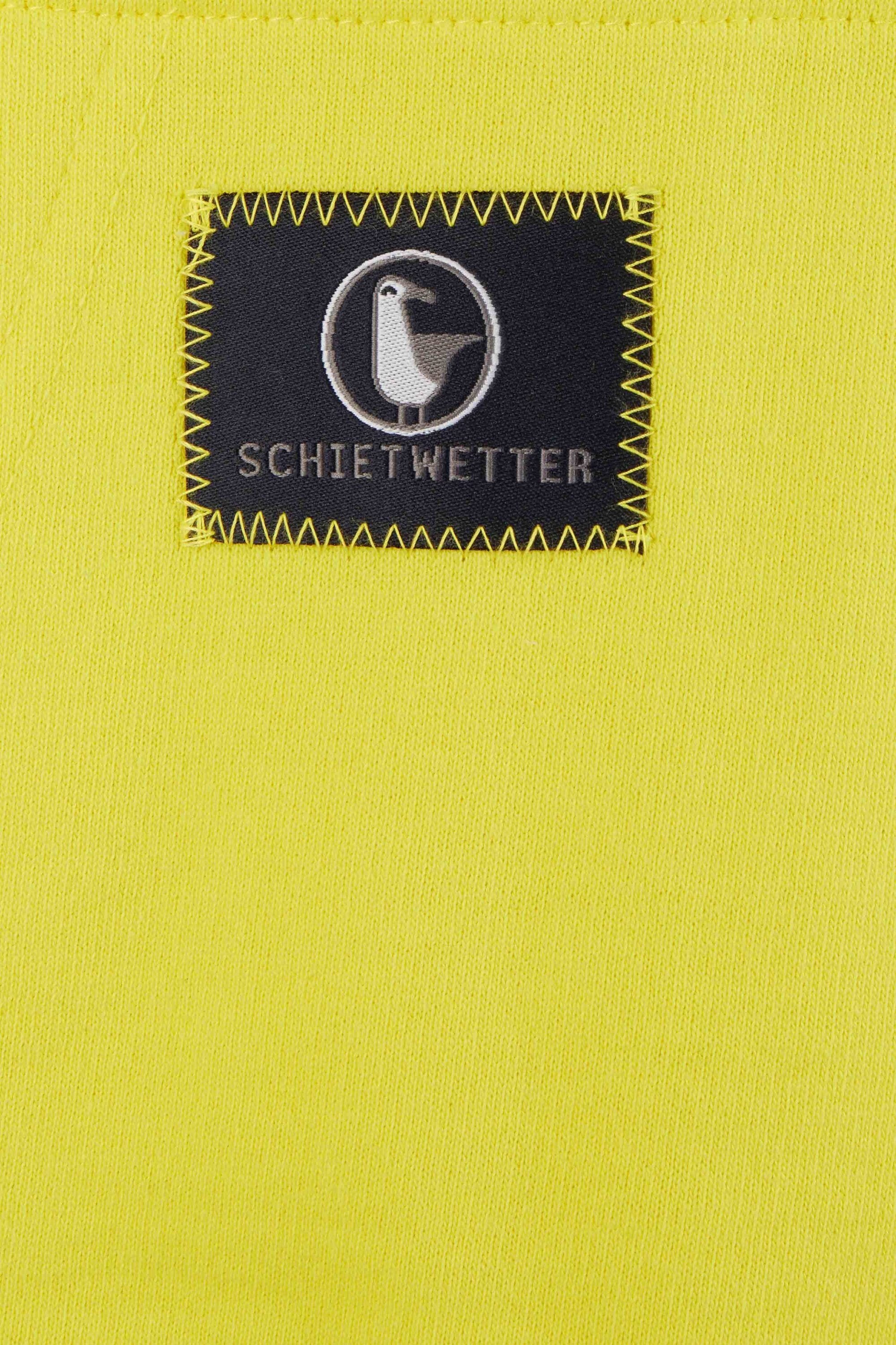 Unisex Schietwetter Kapuzenpullover kuschelig, yellow/navy bequem, weich