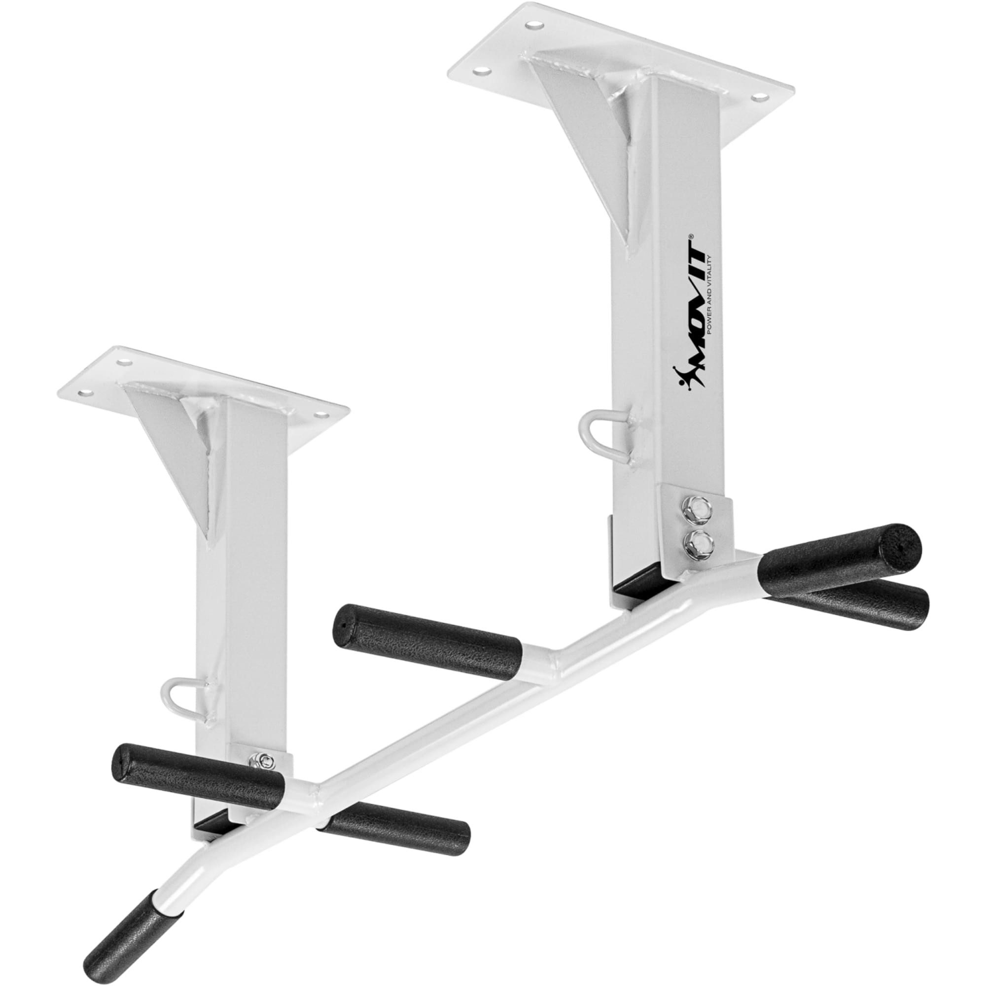 MOVIT Klimmzugstange Profi Klimmzugstange zur Deckenmontage, Türreck, Reckstange, Pull up bar, bis 350 kg, Farbwahl