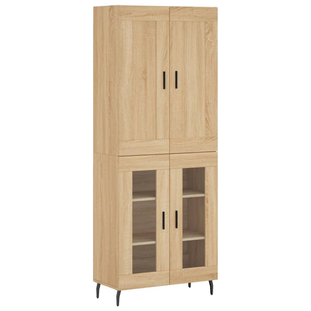 vidaXL Highboard Highboard Sonoma-Eiche 69,5x34x180 cm günstig online kaufen
