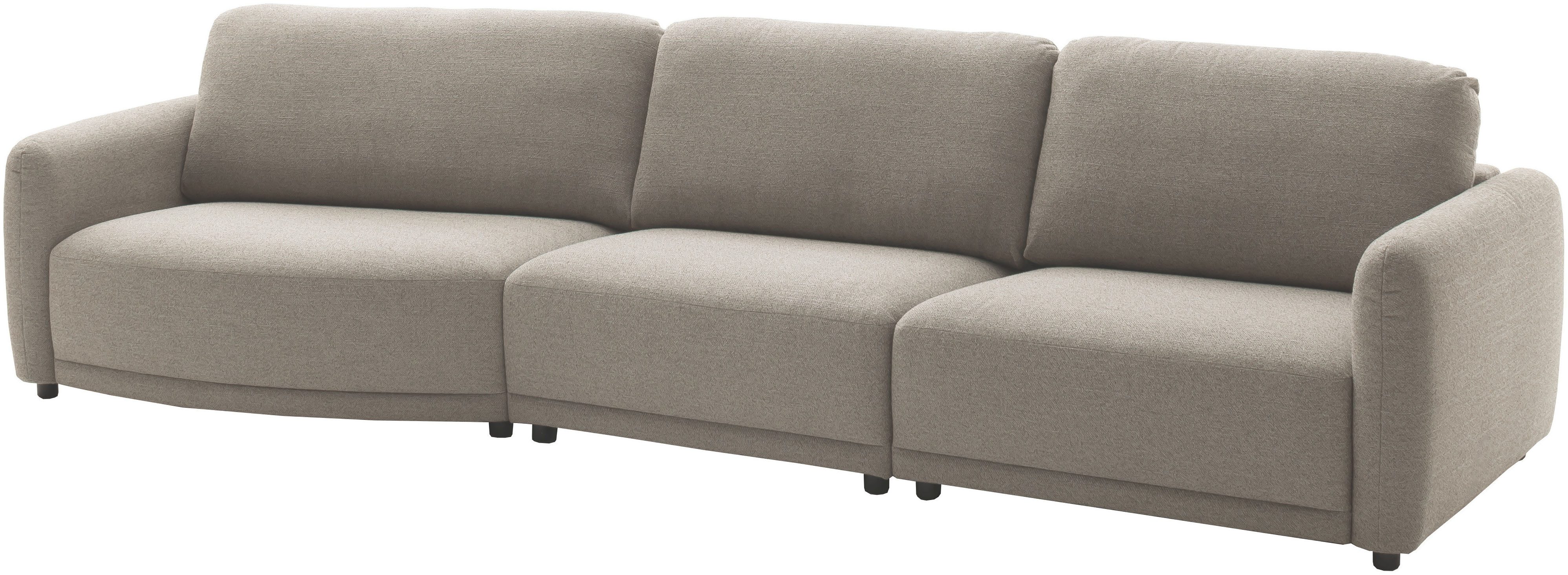 SCHÖNER WOHNEN-Kollektion 3-Sitzer Wonder, Mega-Sofa, Modernes Design mit sanfter Rundung, Breite 349cm, Organische Form, Kammerkissen-Komfort & XXL-Maße
