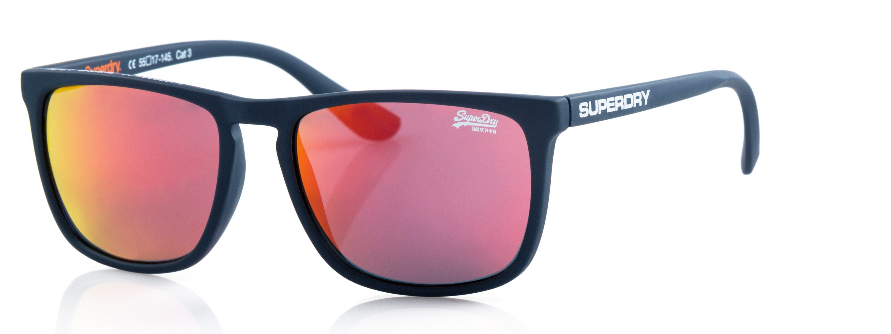 Superdry Sonnenbrille Modell 996059 Form Karree/Eckig, Logoschriftzug auf Bügel, Injectionfassung