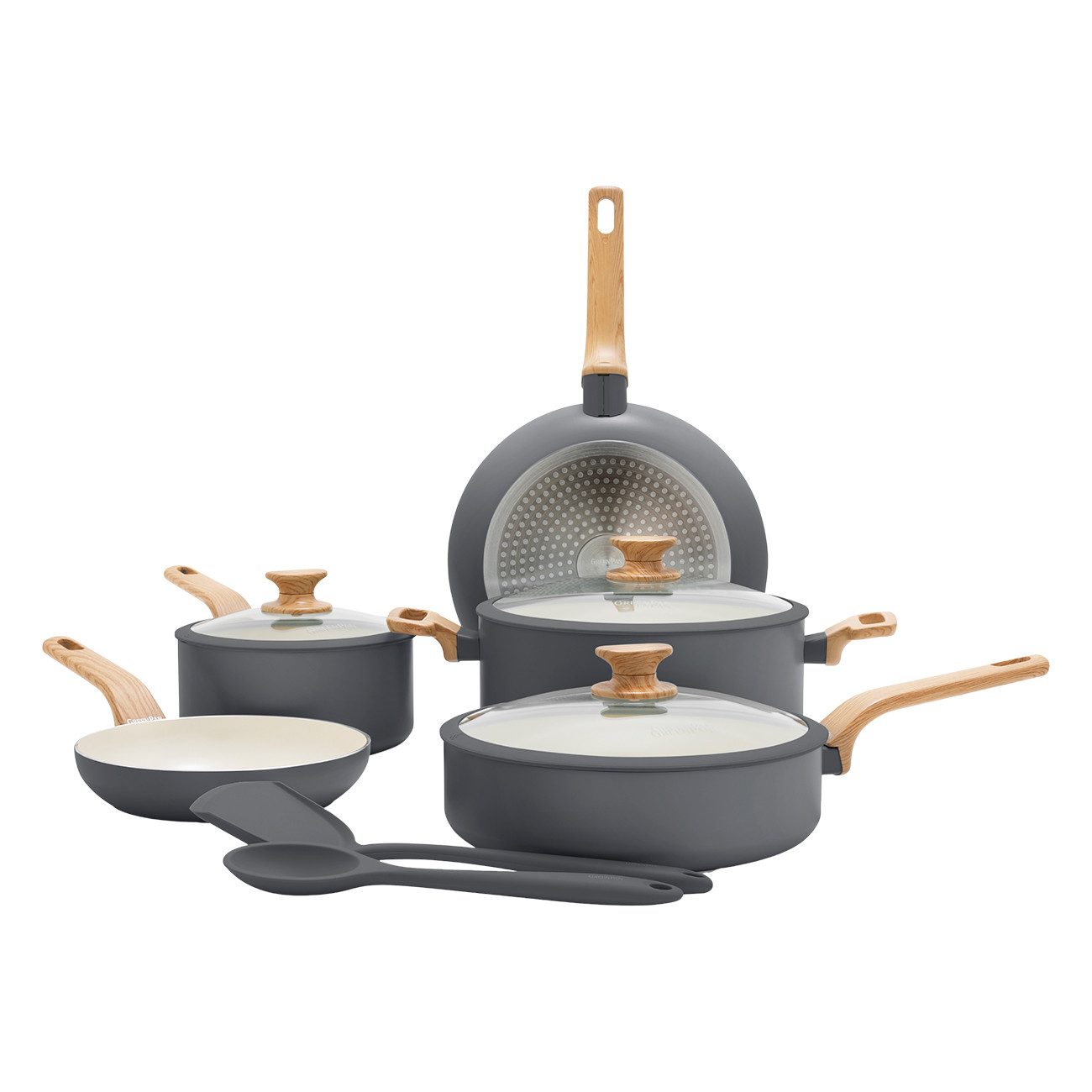 GREENPAN Pfannen-Set Essence (CC010212-001), Aluminium