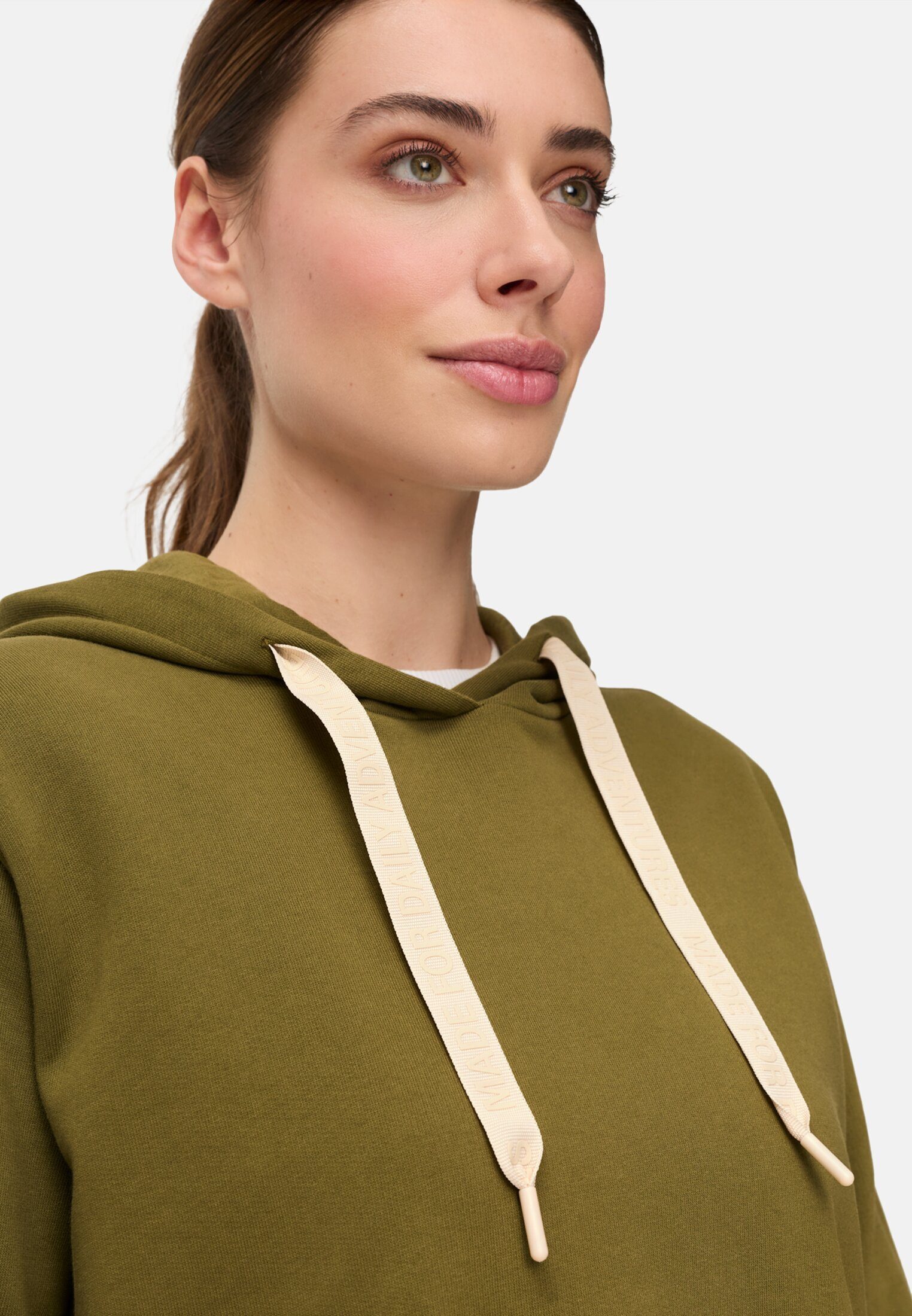 camel active Hoodie aus reiner Baumwolle Langarm – Bild 5 von 5
