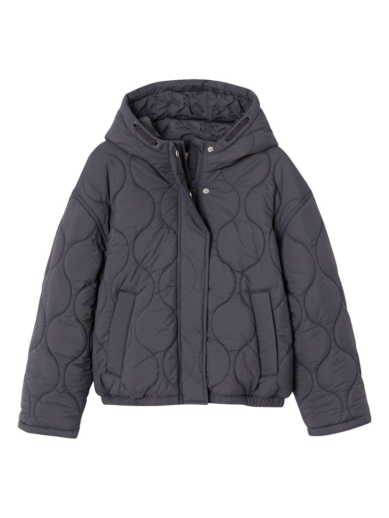 jonen Steppjacke Mädchen Steppjacke mit Kapuze, Übergangsjacke