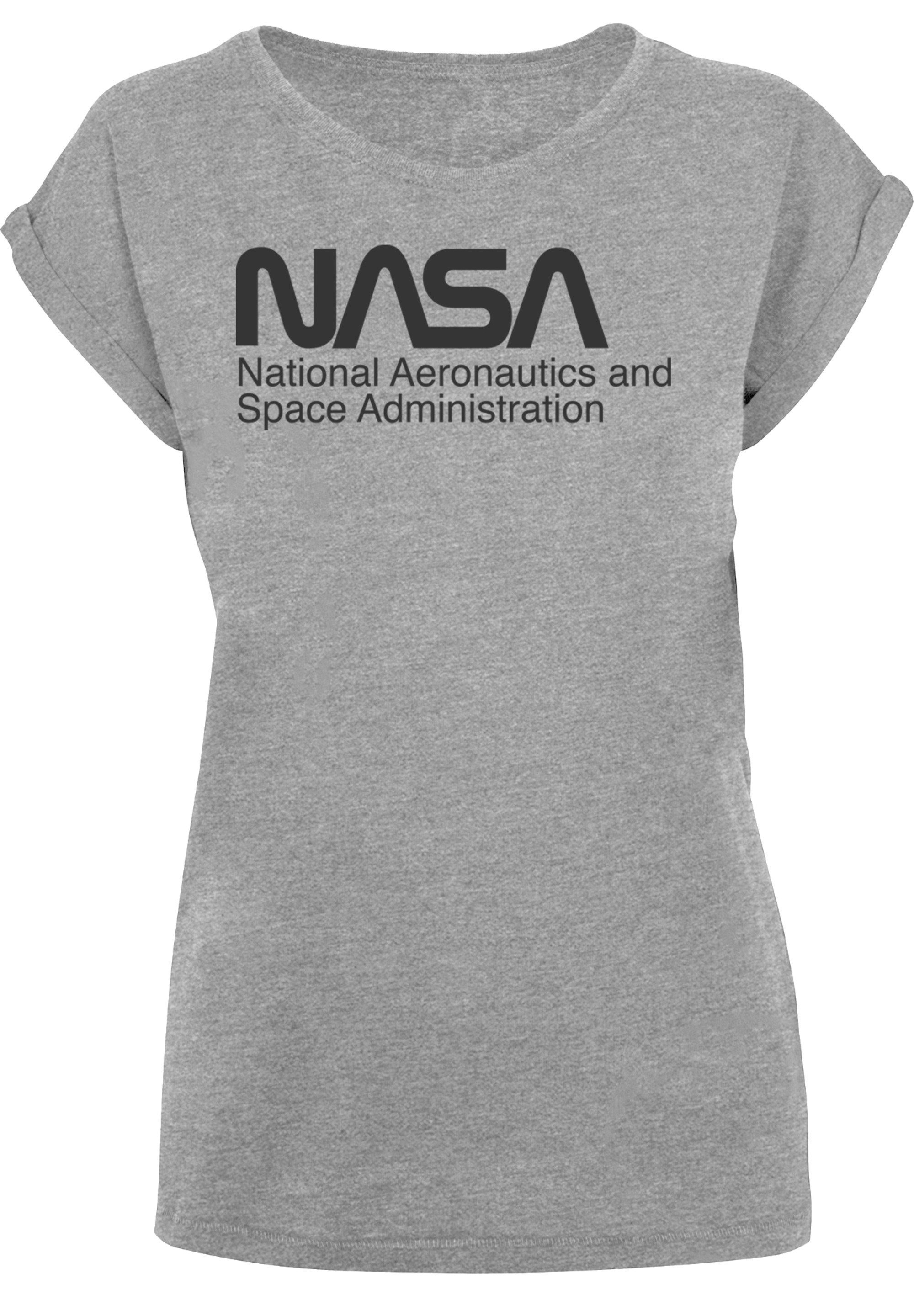 F4NT4STIC T-Shirt NASA Logo One Tone Print, Das Model ist 170 cm groß und  trägt Größe S