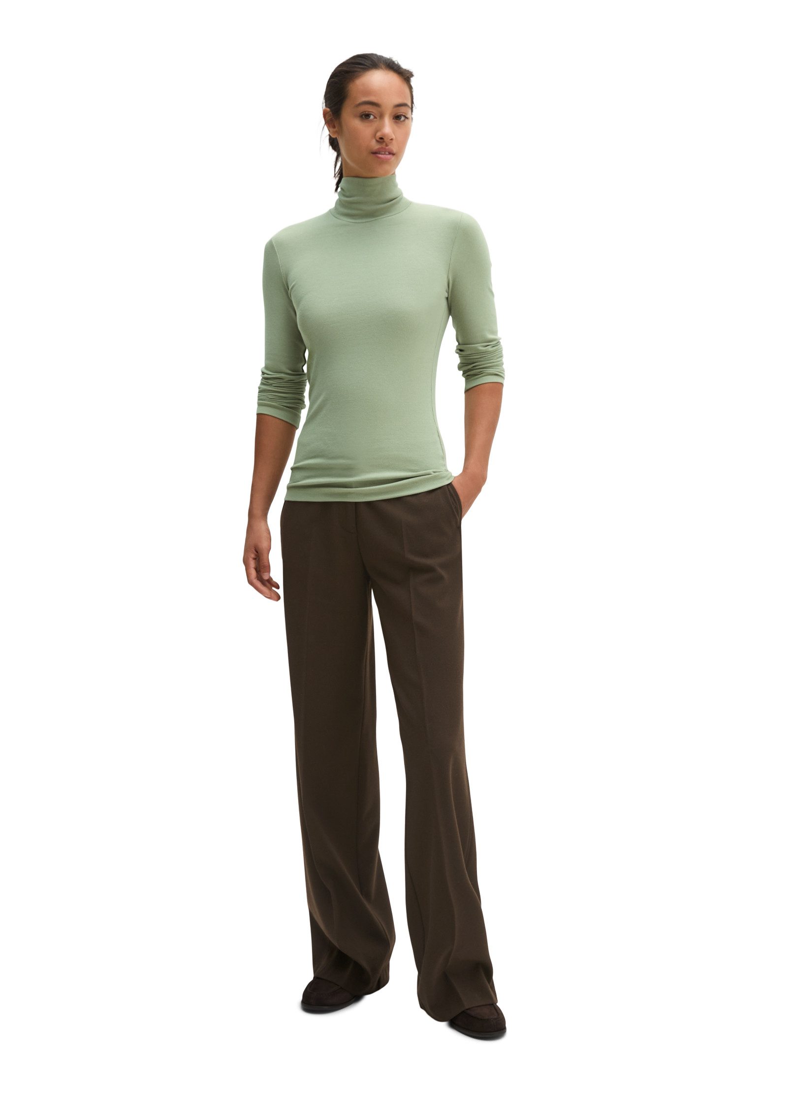 Marc O'Polo Langarmshirt aus TENCEL™ Modal-Baumwolle-Mix – Bild 5 von 5