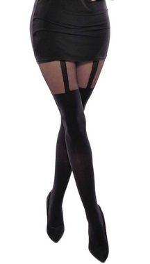 Aurelie Feinstrumpfhose Strumpfhose Tights Paris Elegante gemusterte Strumpfhose 20 DEN