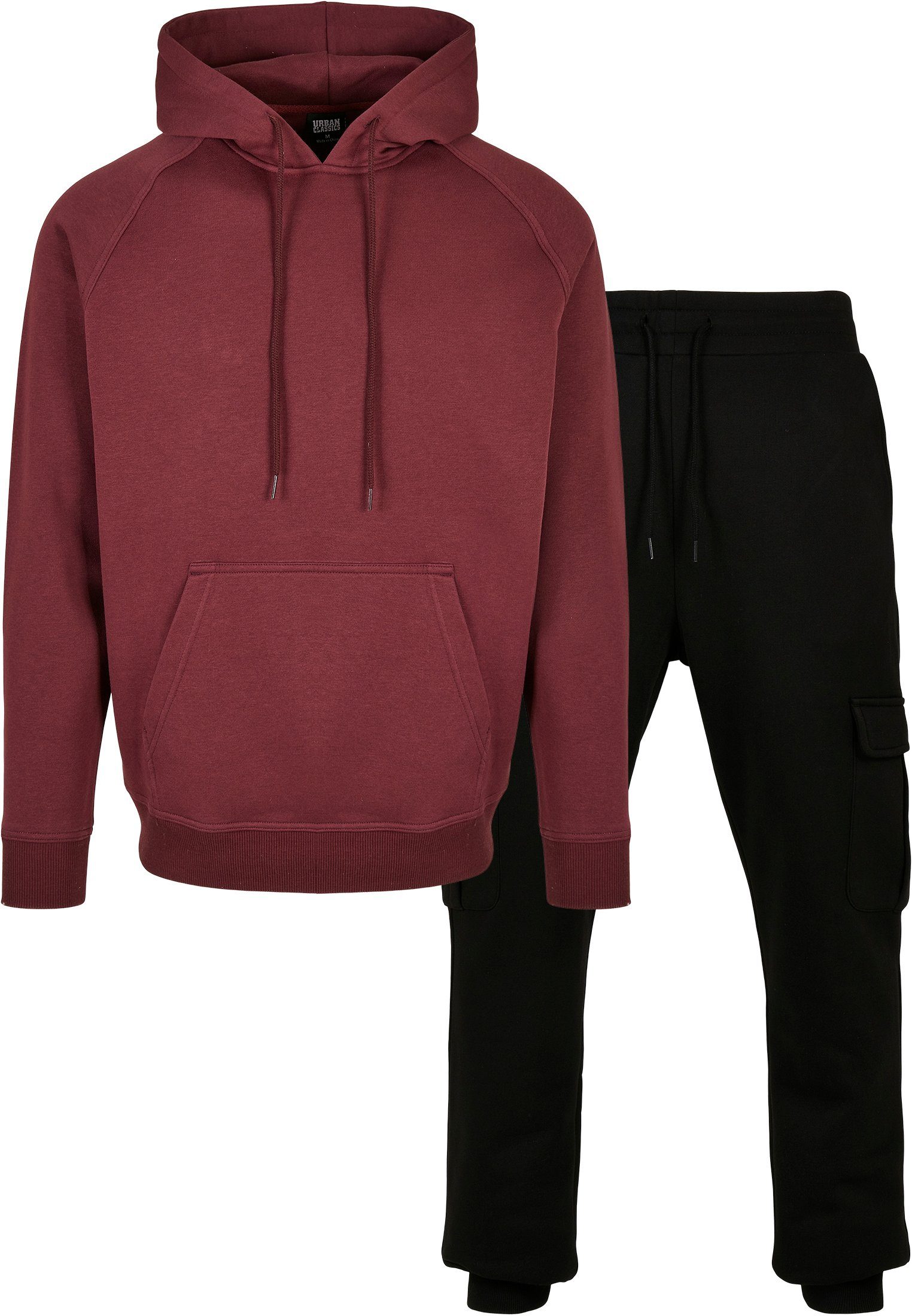 Bekleidung Sweatshirts URBAN CLASSICS Hoodie TB4811 Blank Hoody + Cargo Sweatpants Suit Pack