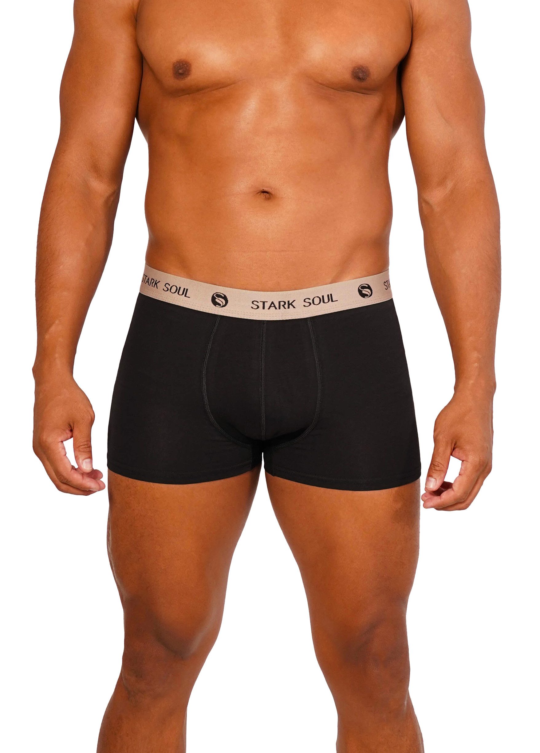 Stark Soul® Boxershorts Herren Boxershorts, Hipster im 6er Pack, Baumwoll-Unterhosen 6er-Pack