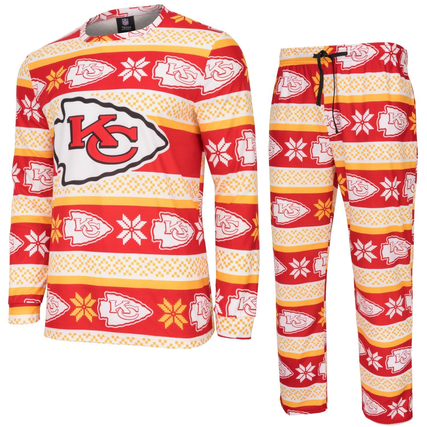 Forever Collectibles Sweatanzug NFL Teams XMAS Pyjama Hose Set