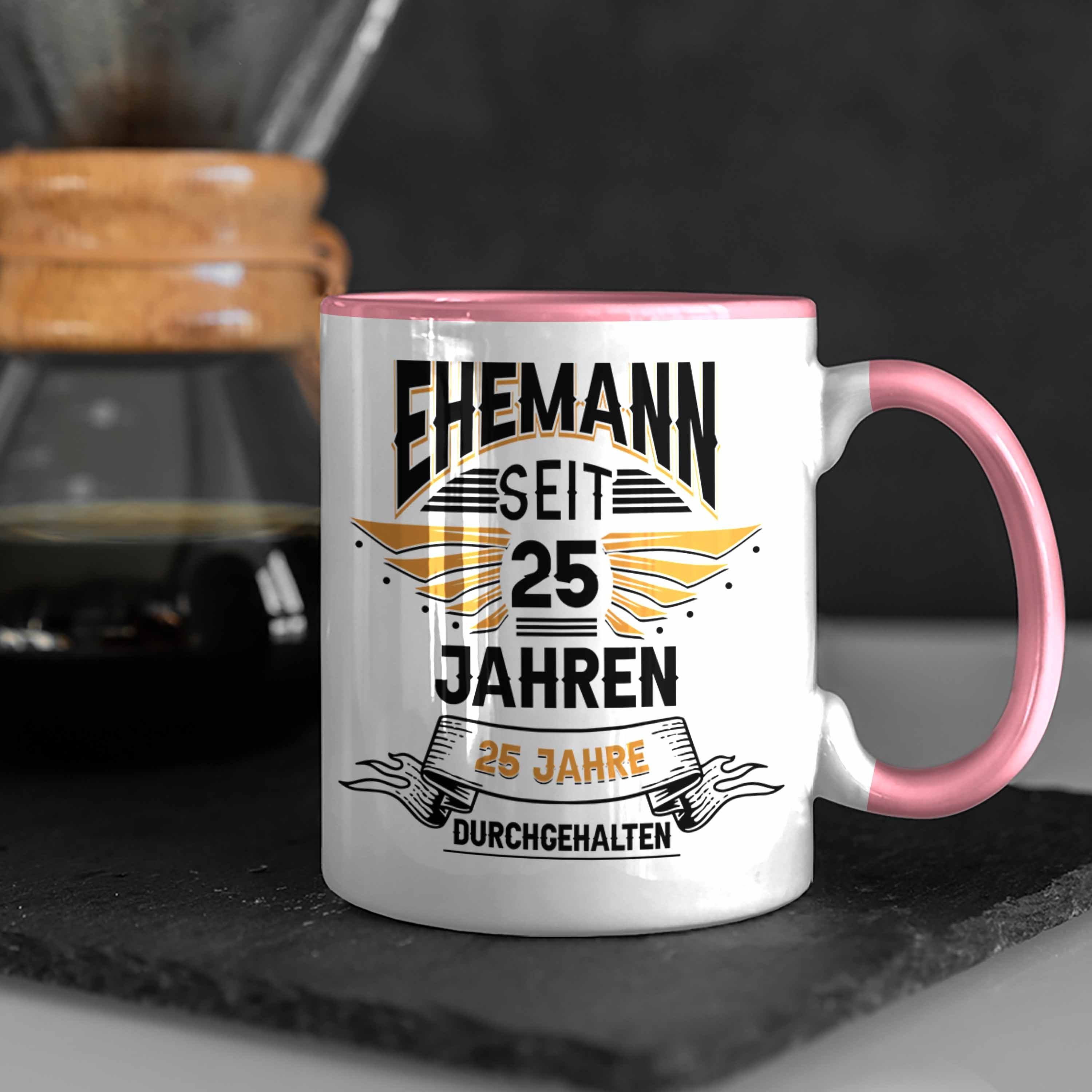 Trendation Rosa Lustiger Tasse Hochzeitstag 25 Seit Geschenk Spruch Jahre Eh Ehemann Bester