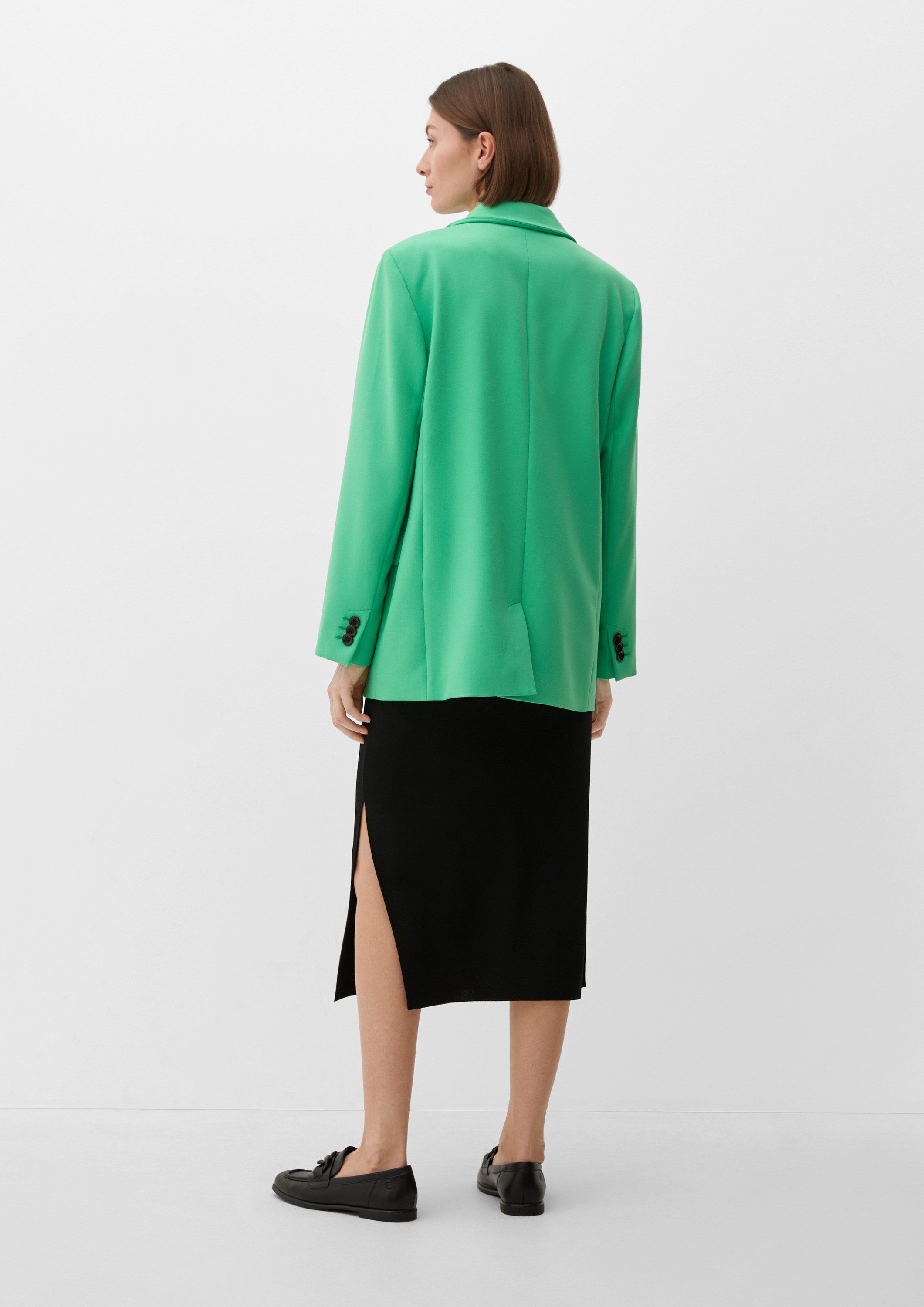 s.Oliver Jackenblazer Indoor-Blazer Oversized-Blazer aus Viskosestretch