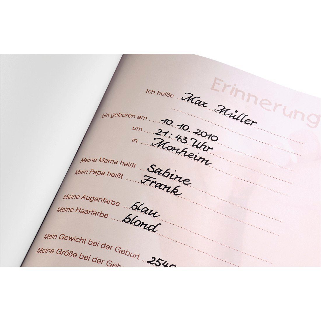 Hama Fotoalbum Babyalbum "Baby Feel", 29x32 cm, 60 weiße Seiten, 2 seitiger Vorspann