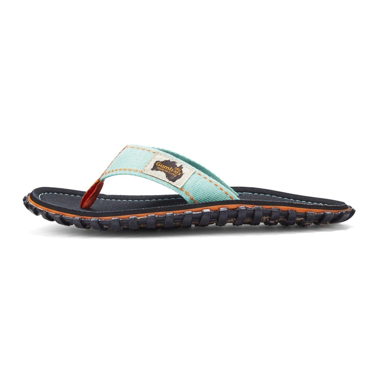 Zehensandalen Original Flip Flops Tricolor Black schwarz/hellblau Badeschuh