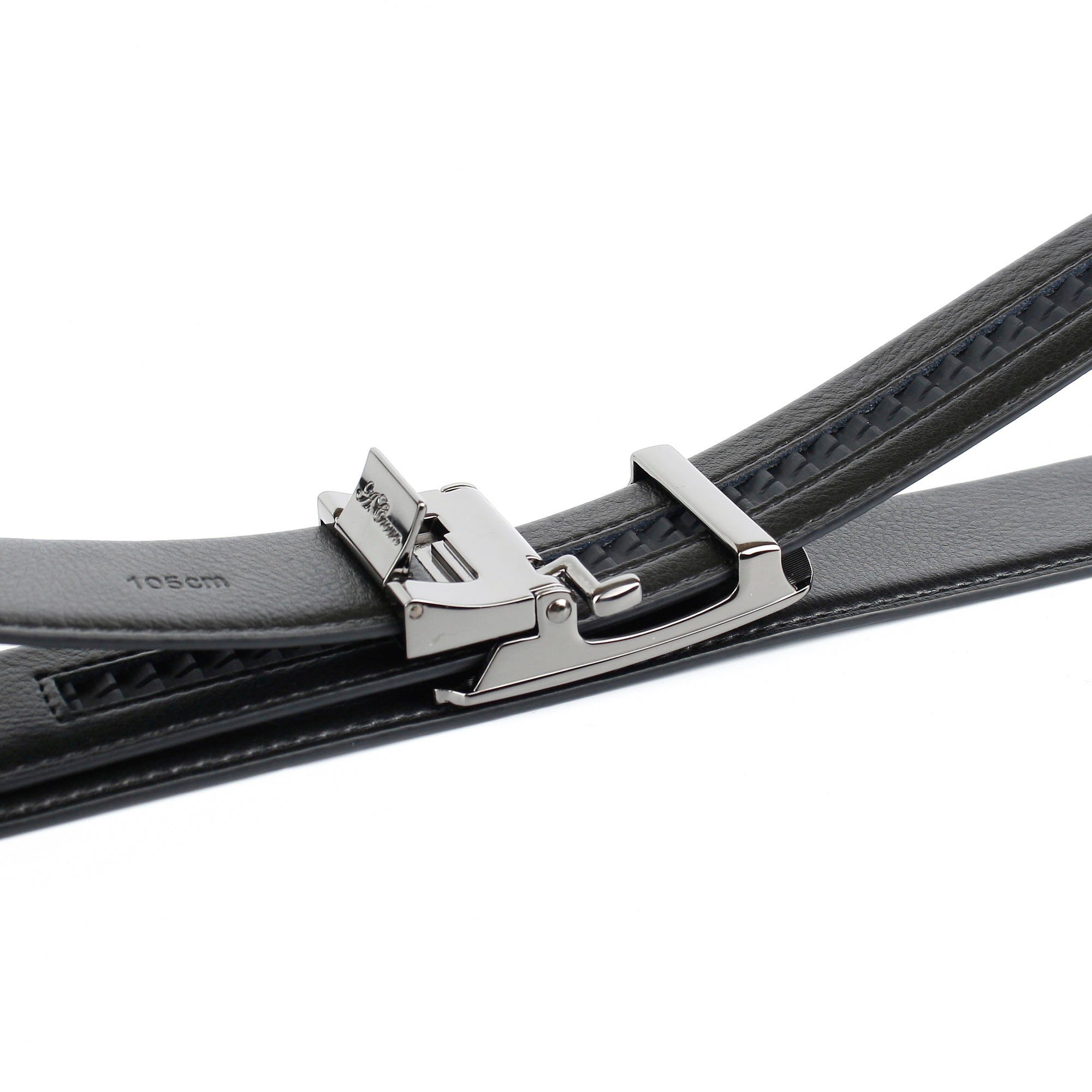 Anthoni Crown Ledergürtel Pferde-Metall-Schnalle Ledergürtel mit